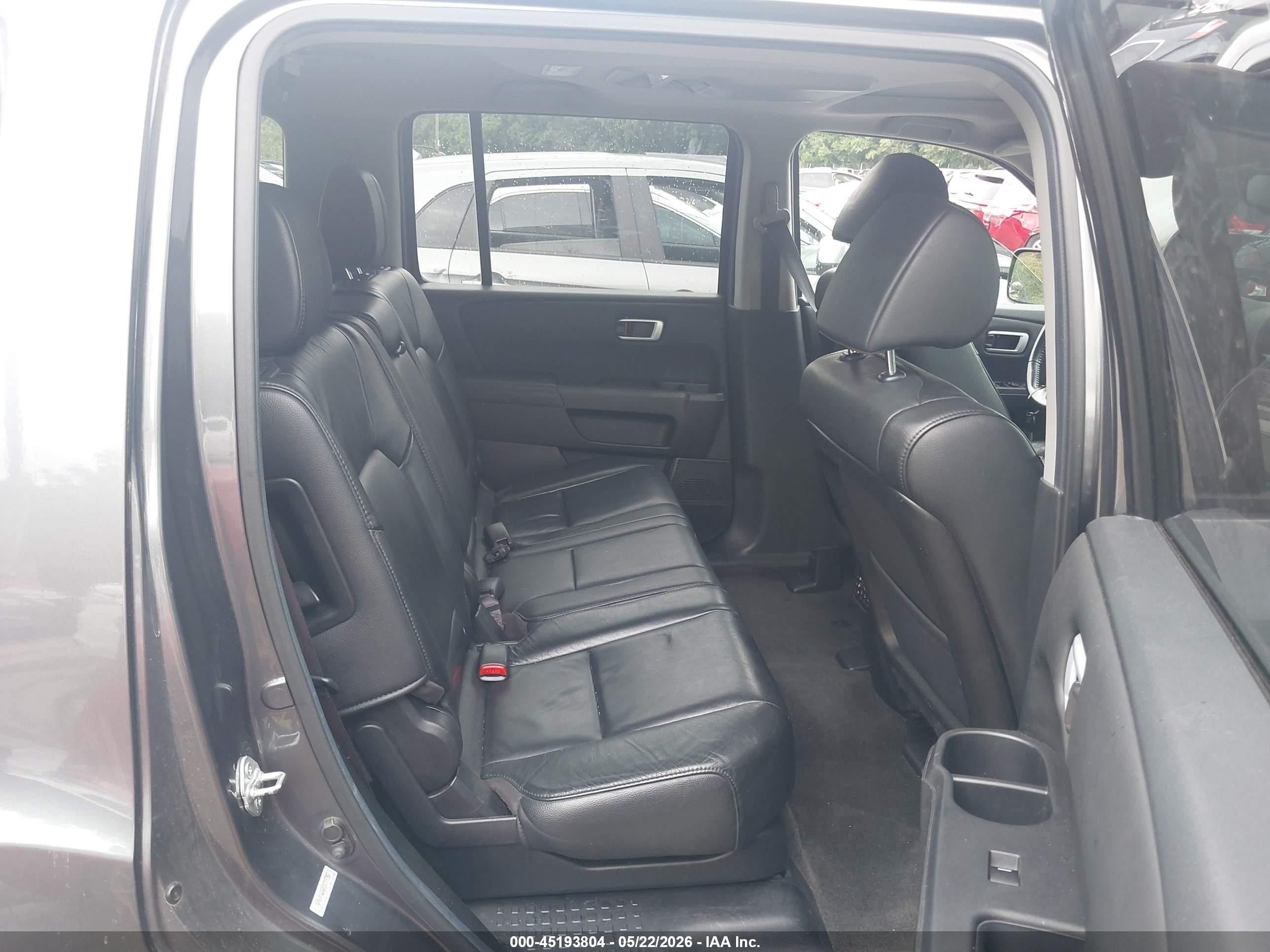 2012 Honda Pilot Ex-l Gray vin: 5FNYF4H60CB025357