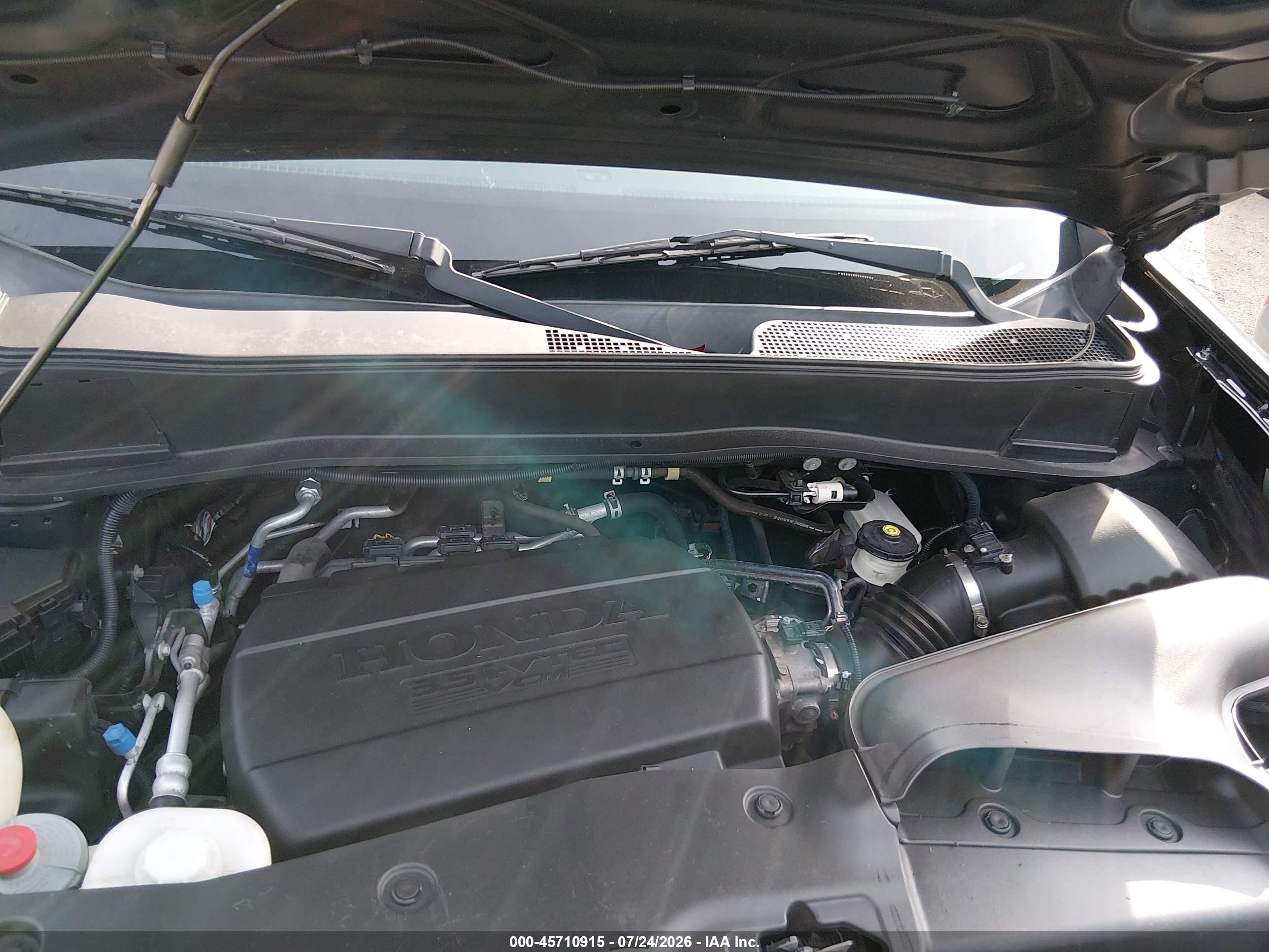 2013 Honda Pilot Ex-l Blue vin: 5FNYF4H60DB024260