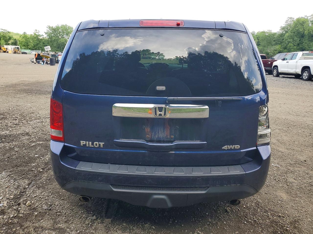 2013 Honda Pilot Exl Blue vin: 5FNYF4H60DB036814