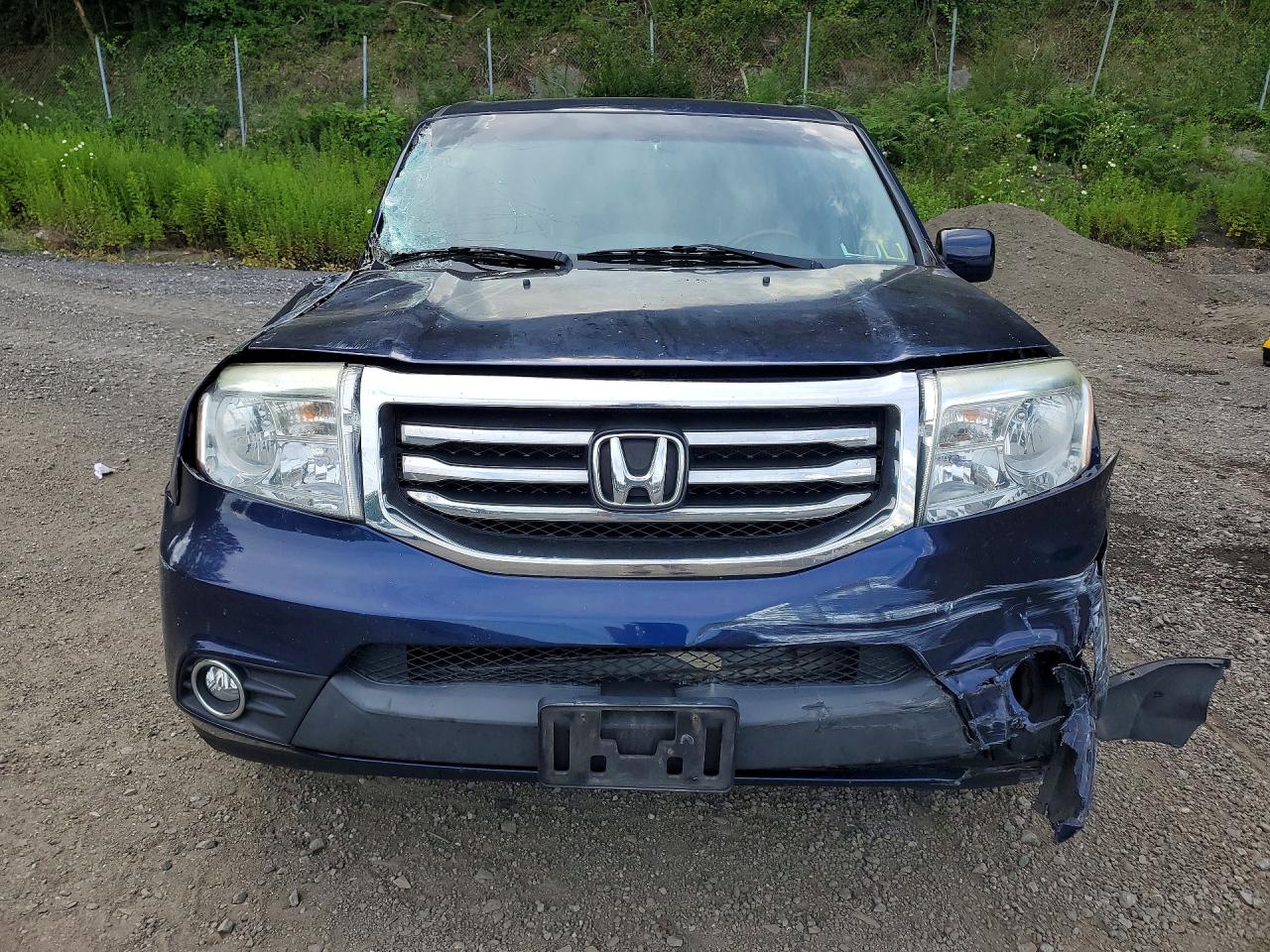 2013 Honda Pilot Exl Blue vin: 5FNYF4H60DB036814