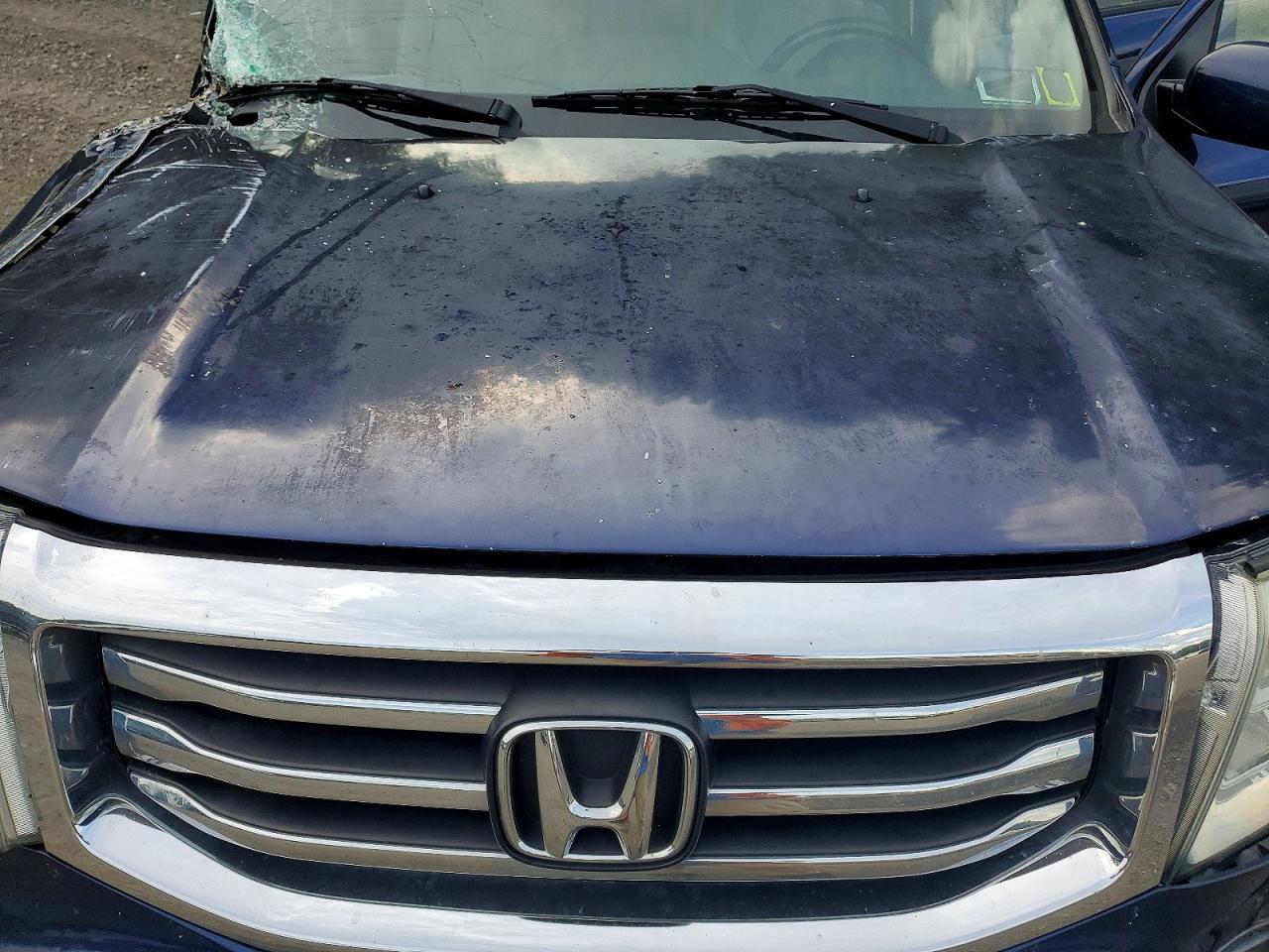 2013 Honda Pilot Exl Blue vin: 5FNYF4H60DB036814
