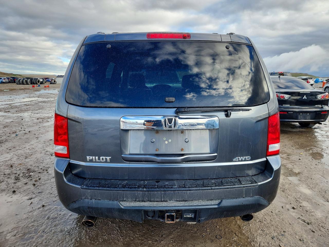 2013 Honda Pilot Exl Gray vin: 5FNYF4H60DB039941