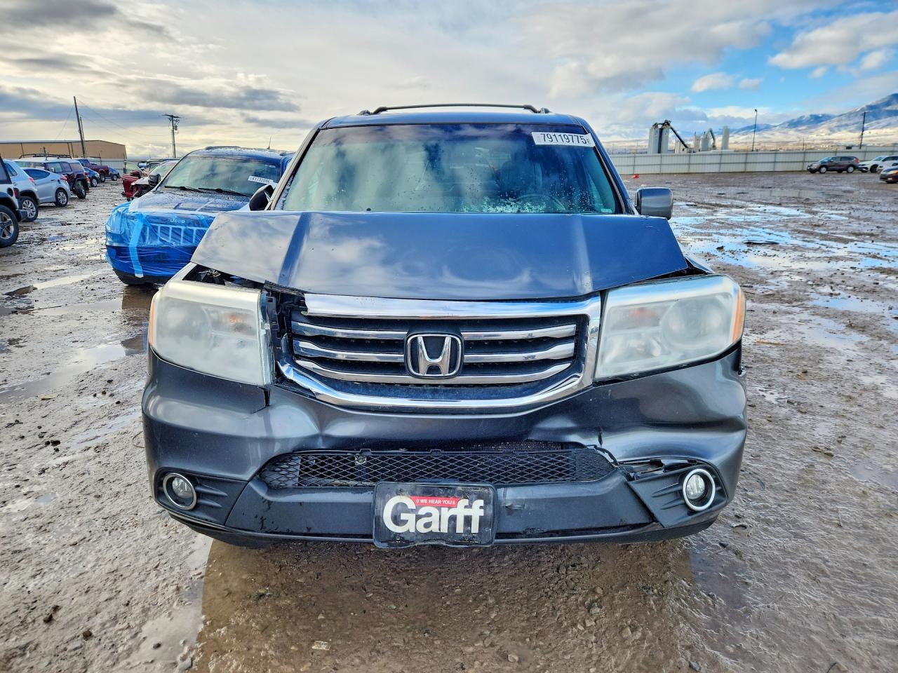 2013 Honda Pilot Exl Gray vin: 5FNYF4H60DB039941