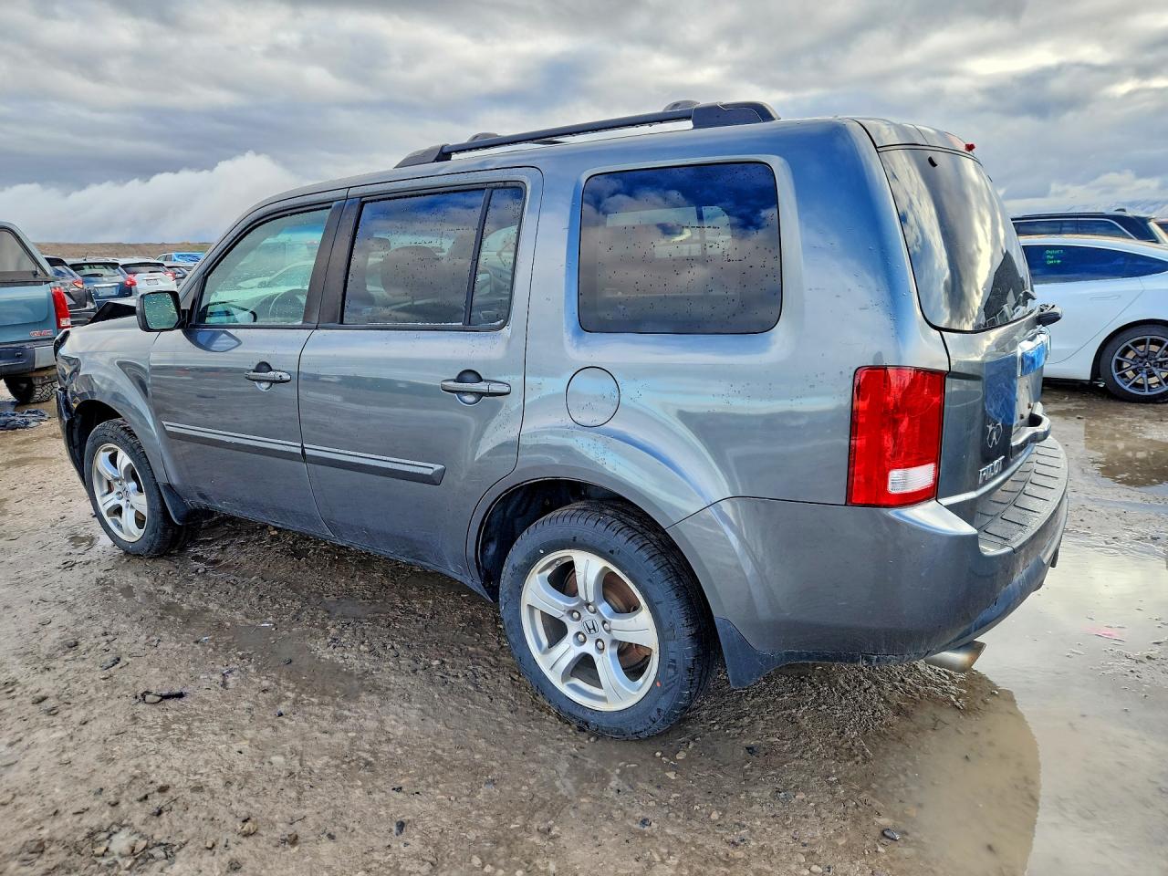 2013 Honda Pilot Exl Gray vin: 5FNYF4H60DB039941