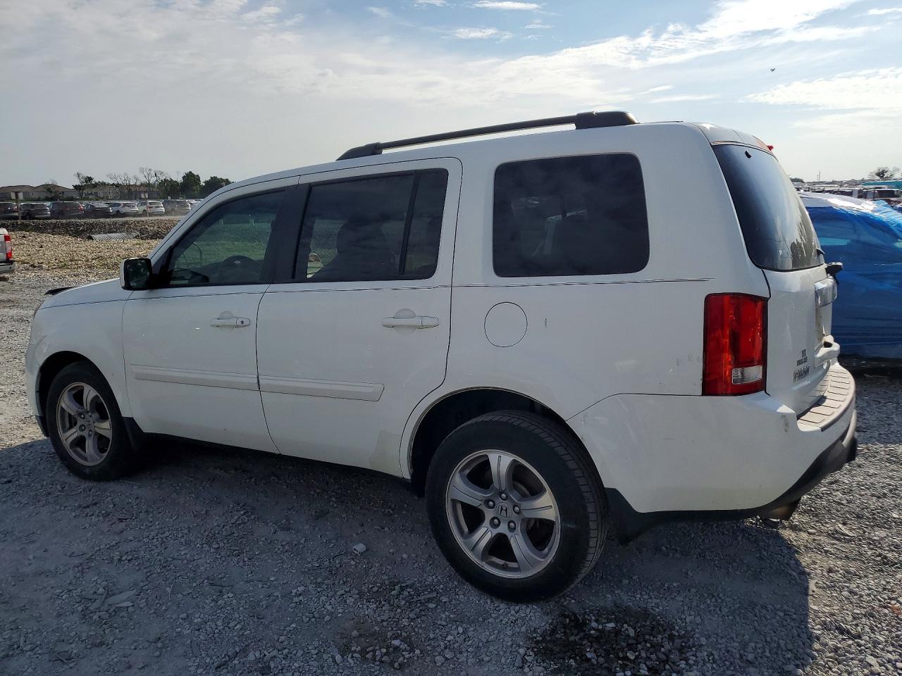 2013 Honda Pilot Exl White vin: 5FNYF4H60DB059543