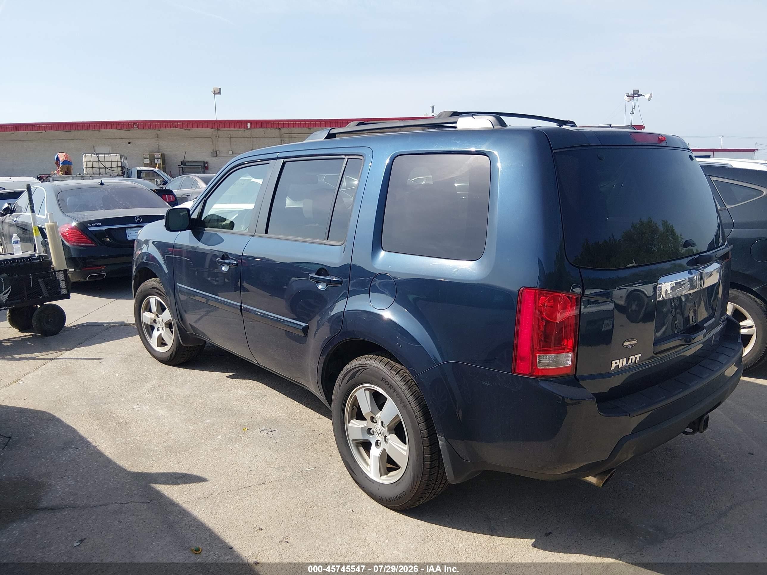 2011 Honda Pilot Ex-l Black vin: 5FNYF4H61BB053098