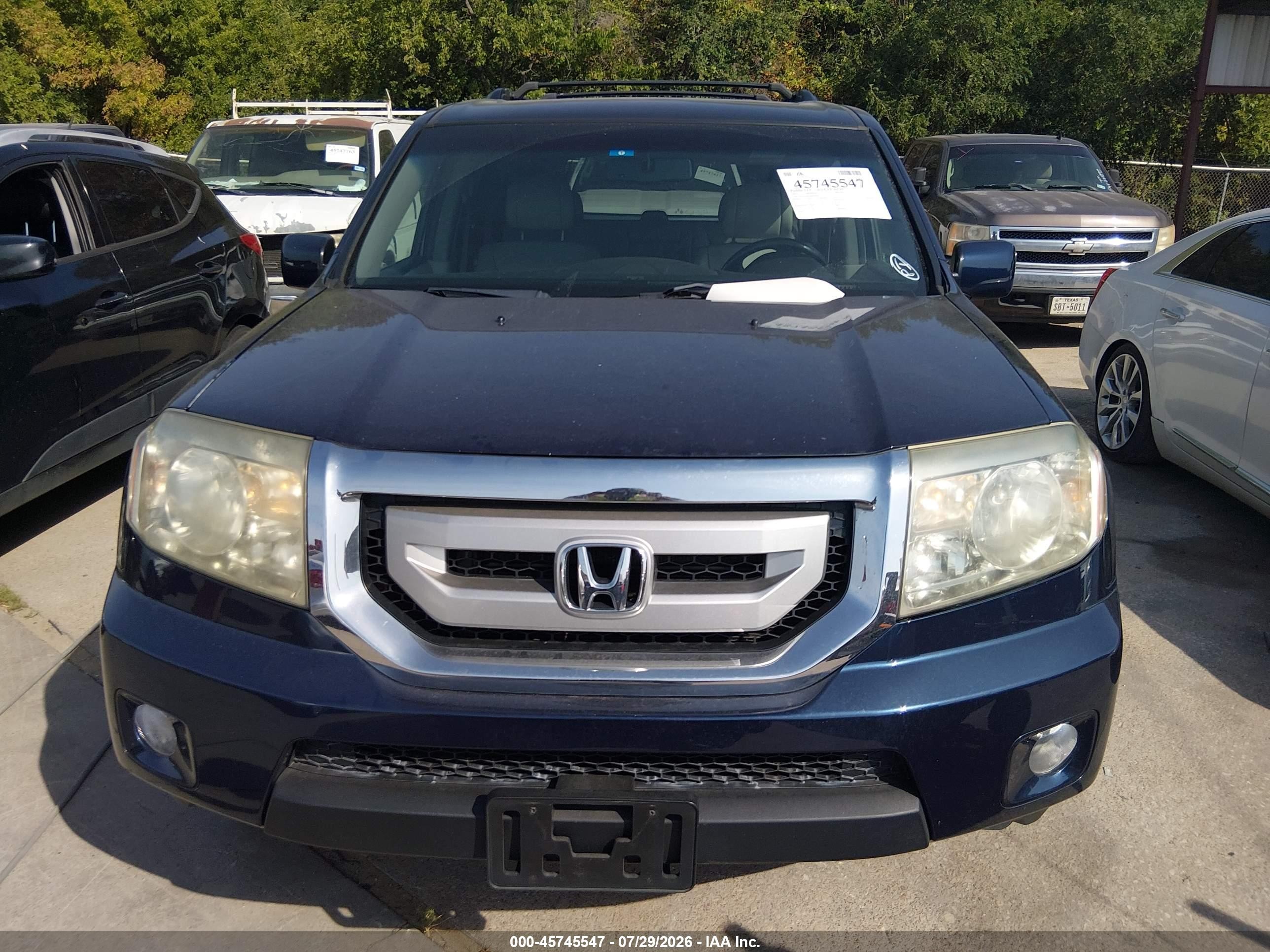 2011 Honda Pilot Ex-l Black vin: 5FNYF4H61BB053098