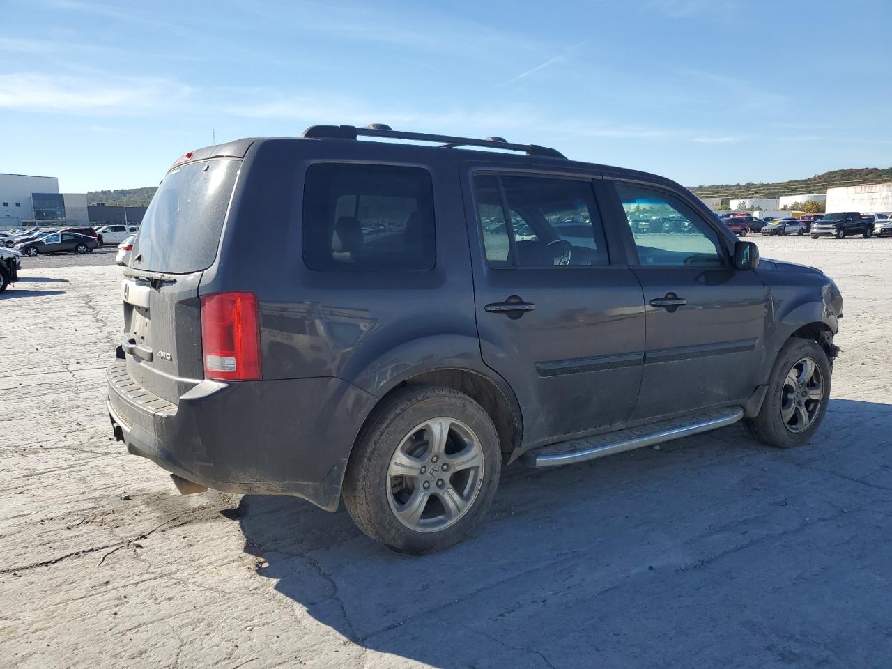 2012 Honda Pilot Exl Brown vin: 5FNYF4H61CB002976