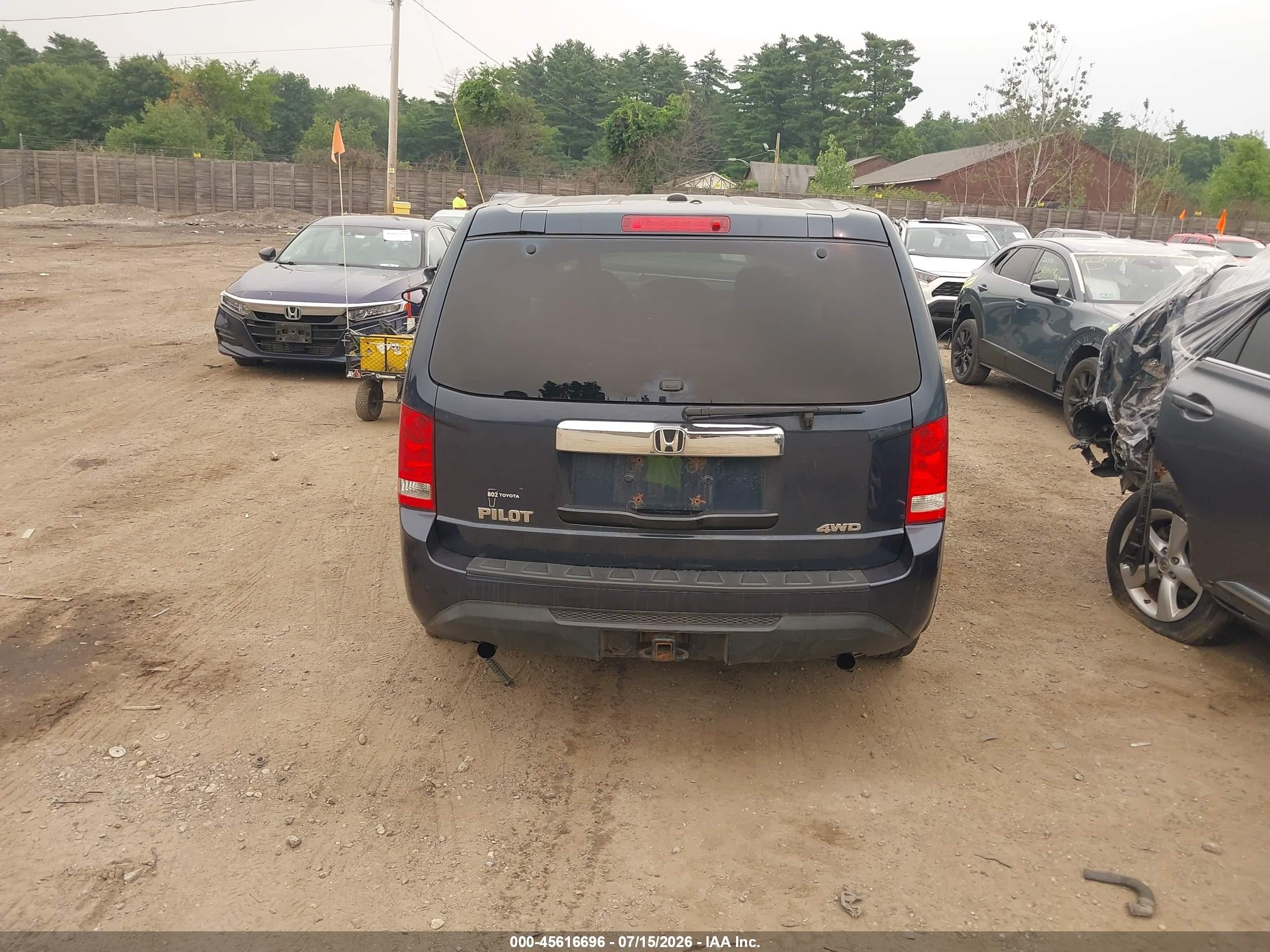 2012 Honda Pilot Ex-l Black vin: 5FNYF4H61CB034309
