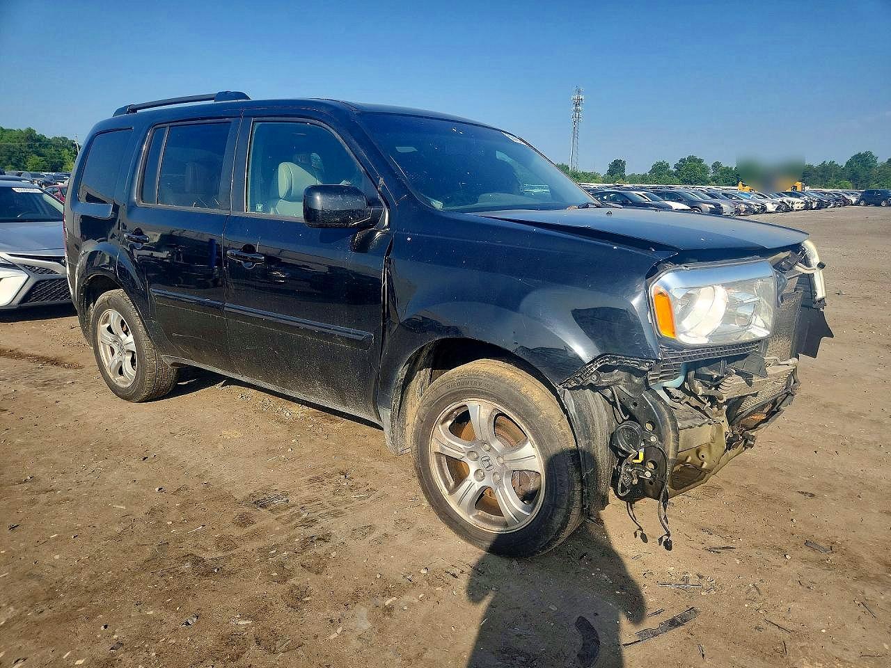 2012 Honda Pilot Exl Black vin: 5FNYF4H61CB040806