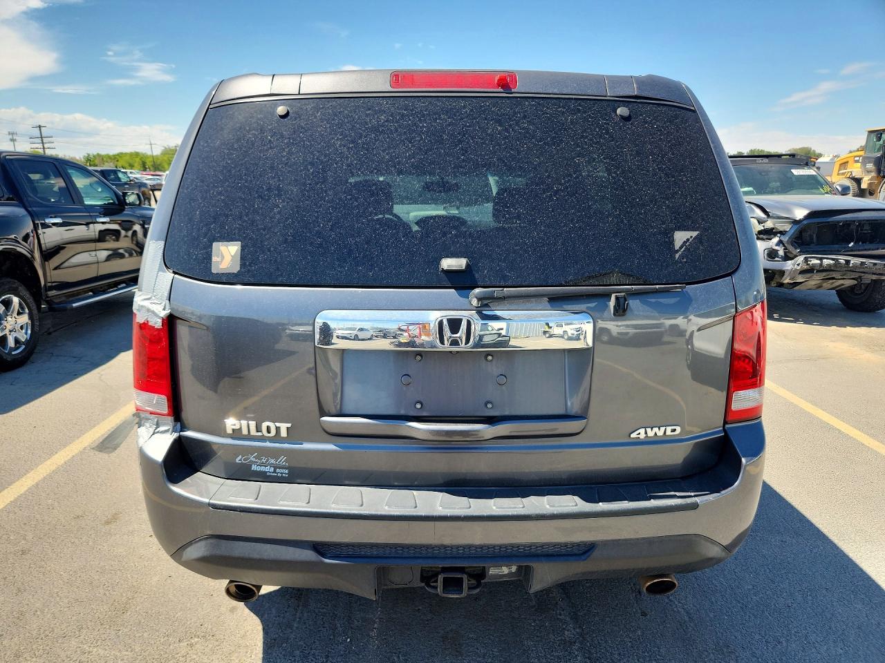2012 Honda Pilot Exl Угольный vin: 5FNYF4H61CB055807