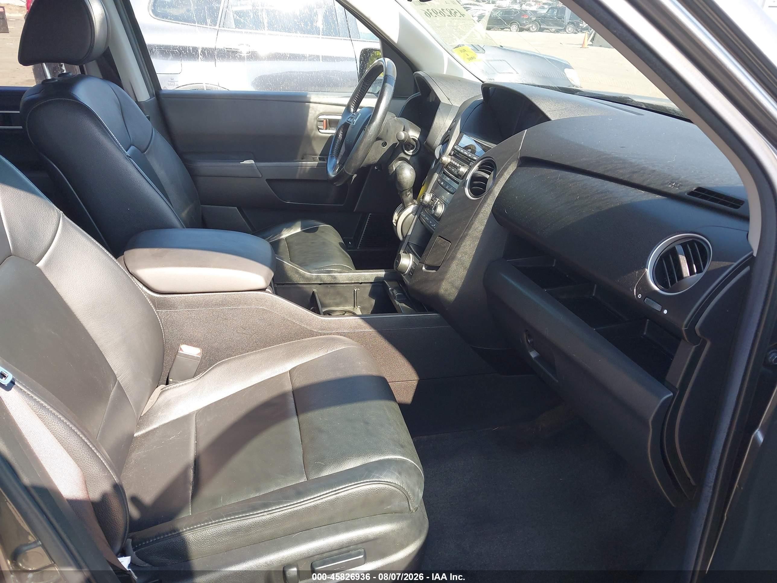 2013 Honda Pilot Ex-l Серый vin: 5FNYF4H61DB050866