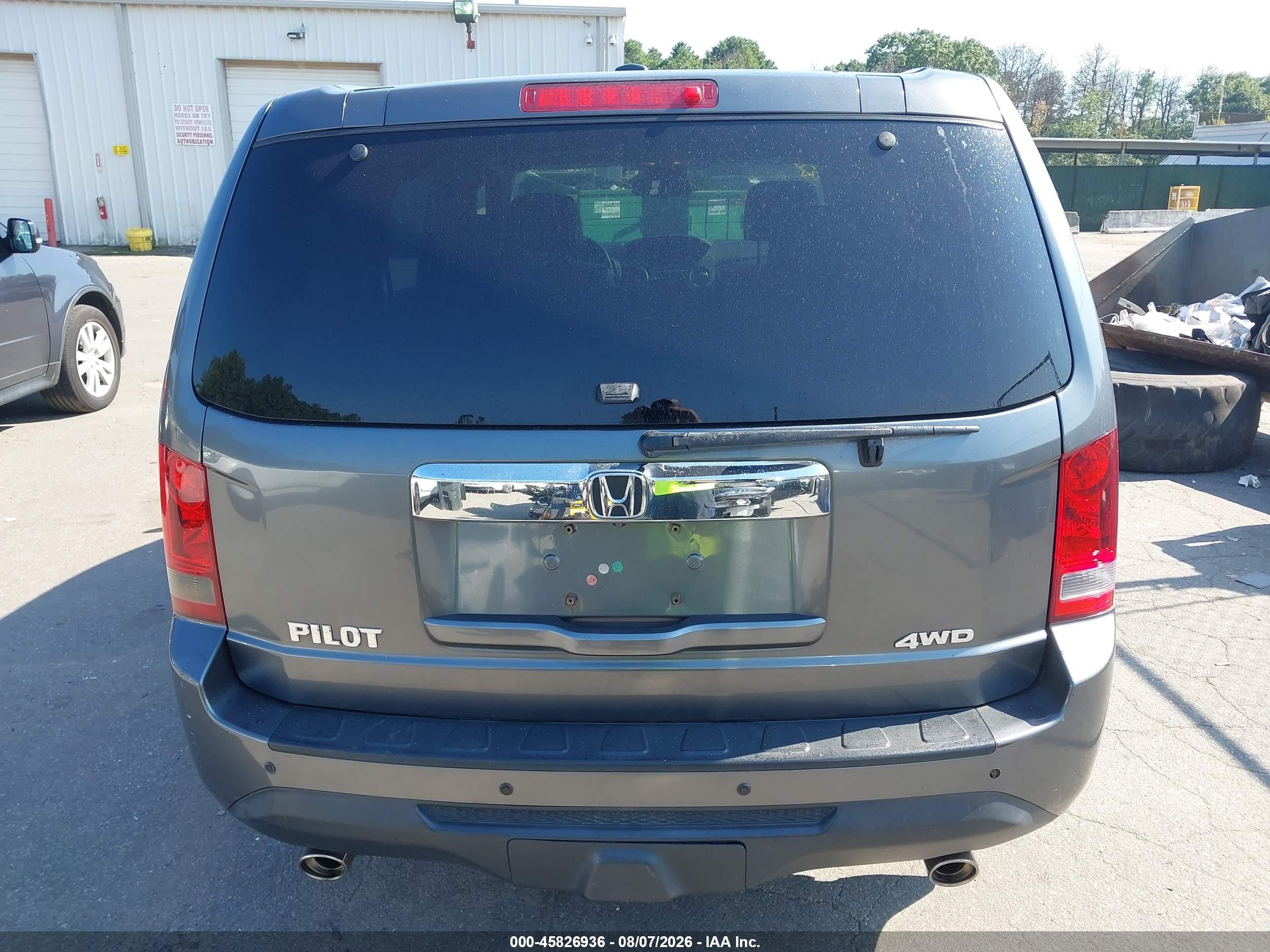 2013 Honda Pilot Ex-l Серый vin: 5FNYF4H61DB050866
