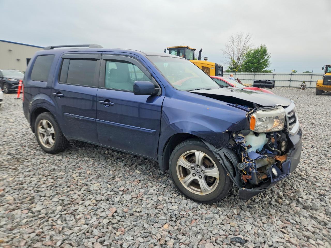 2013 Honda Pilot Exl Blue vin: 5FNYF4H61DB501486