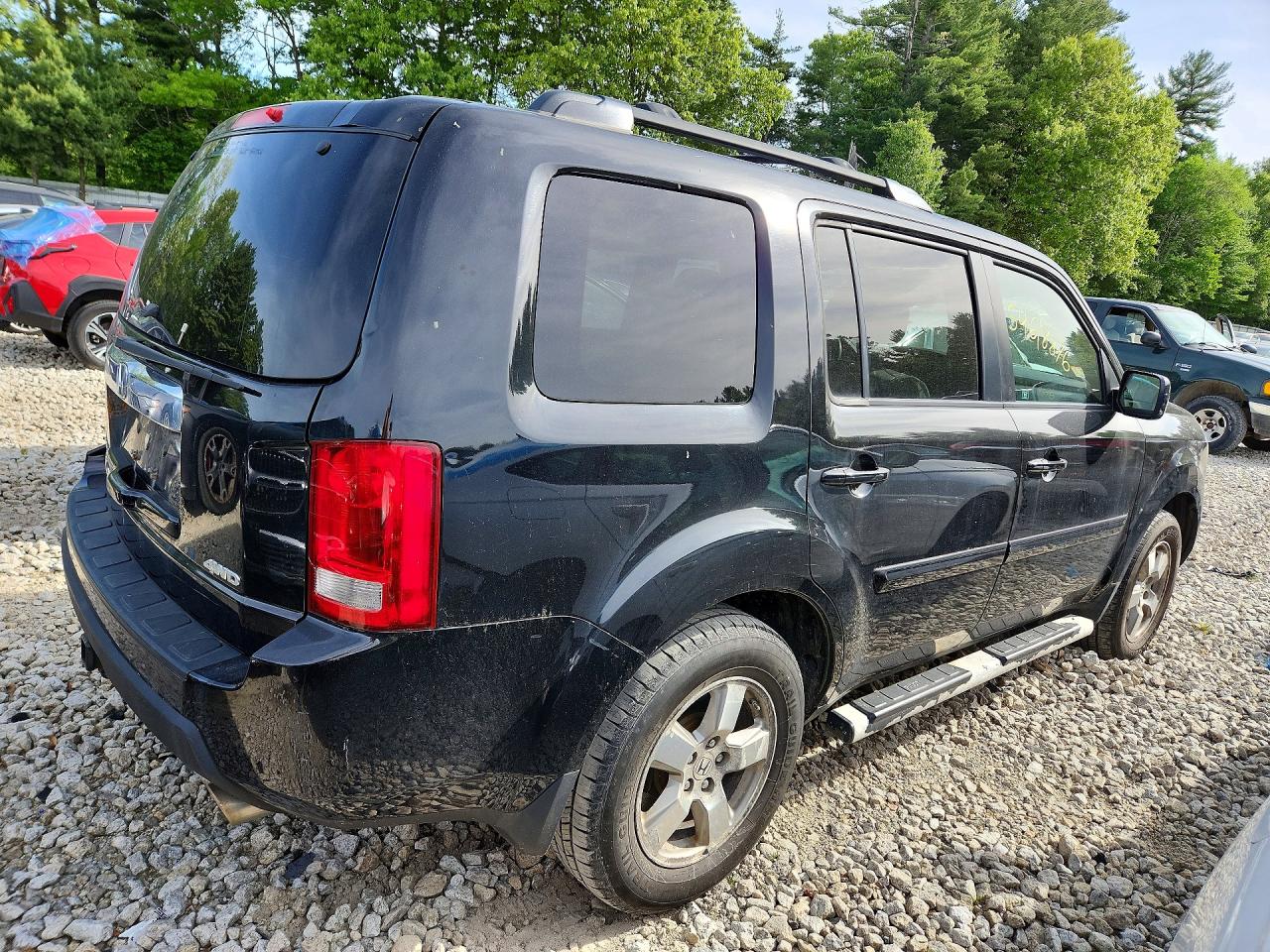 2011 Honda Pilot Black vin: 5FNYF4H62BB081587