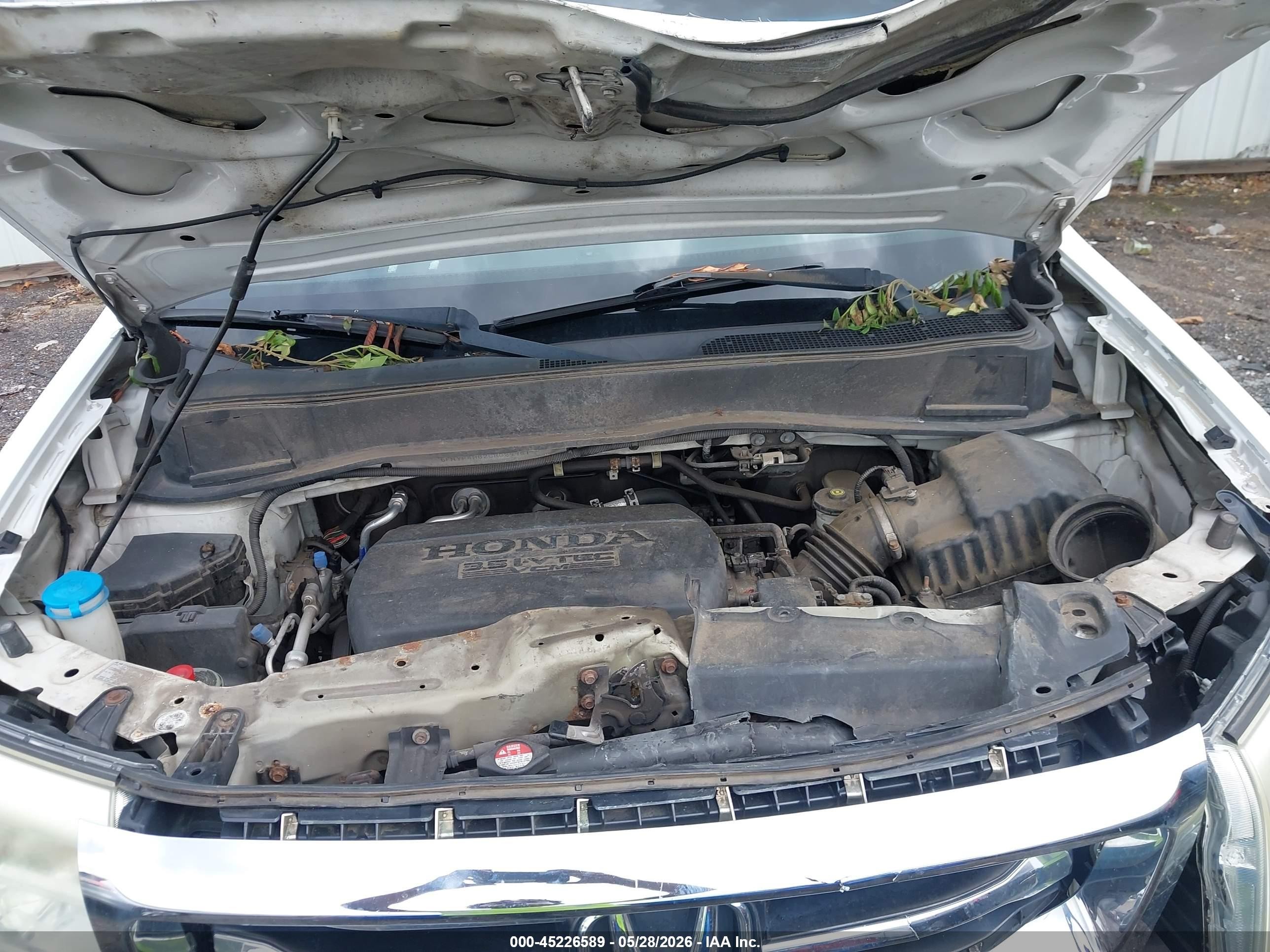 2012 Honda Pilot Ex-l Белый vin: 5FNYF4H62CB029961