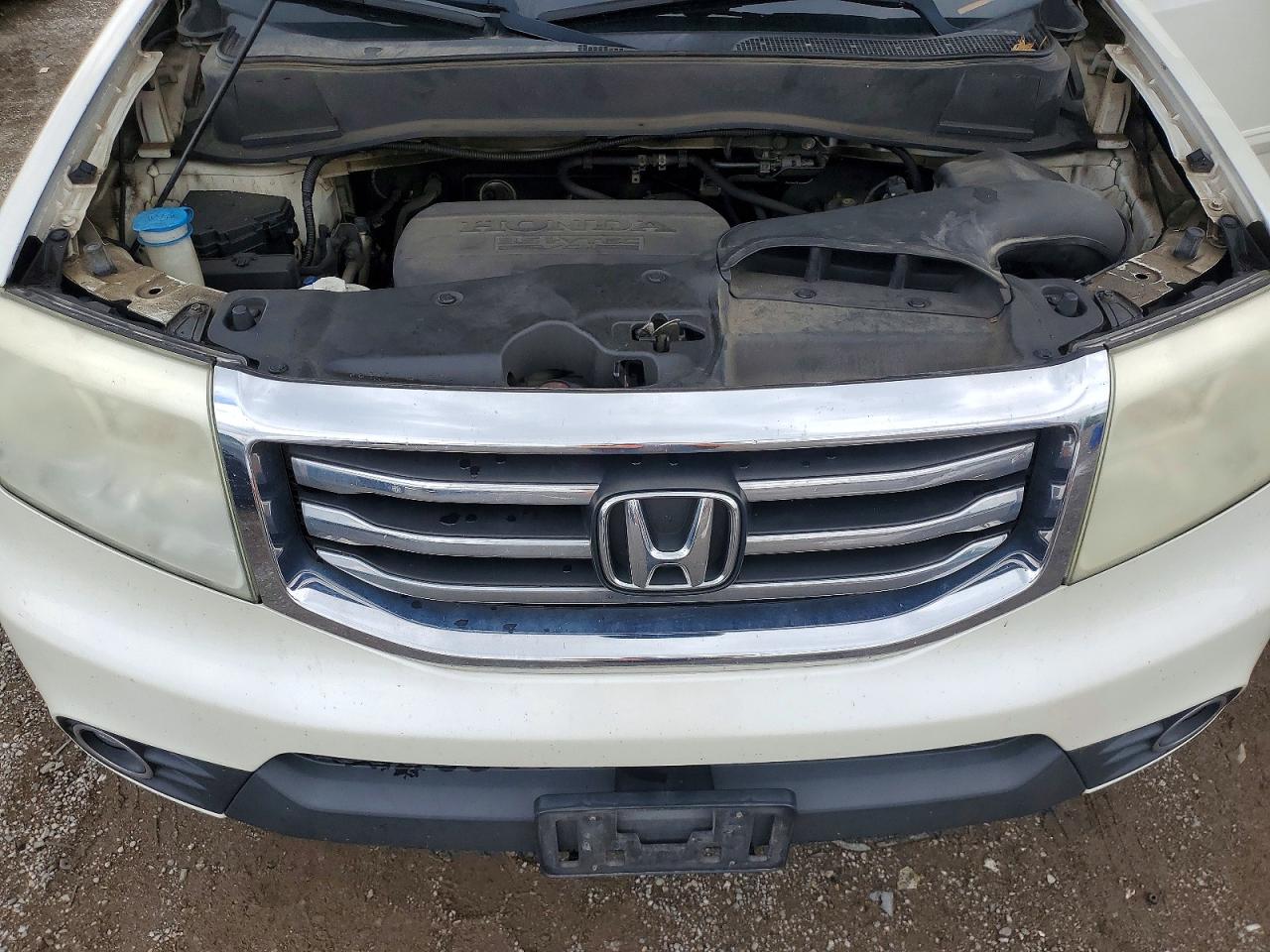 2013 Honda Pilot Exl White vin: 5FNYF4H62DB503344