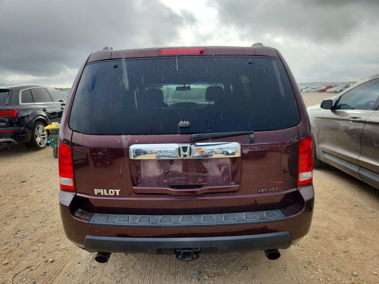 2010 Honda Pilot Exl Темно-бордовый vin: 5FNYF4H63AB014849