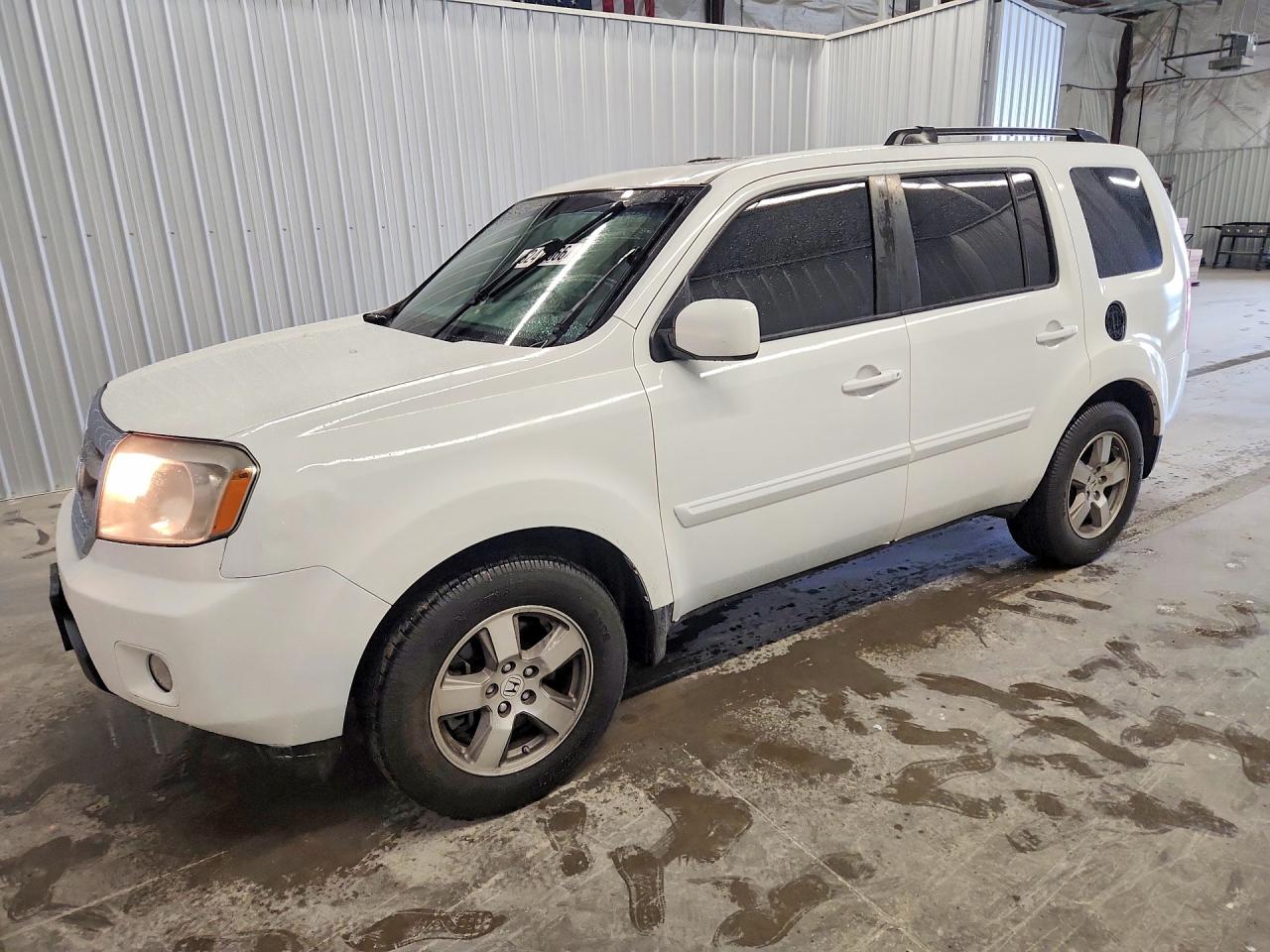 2010 Honda Pilot Exl White vin: 5FNYF4H63AB035149