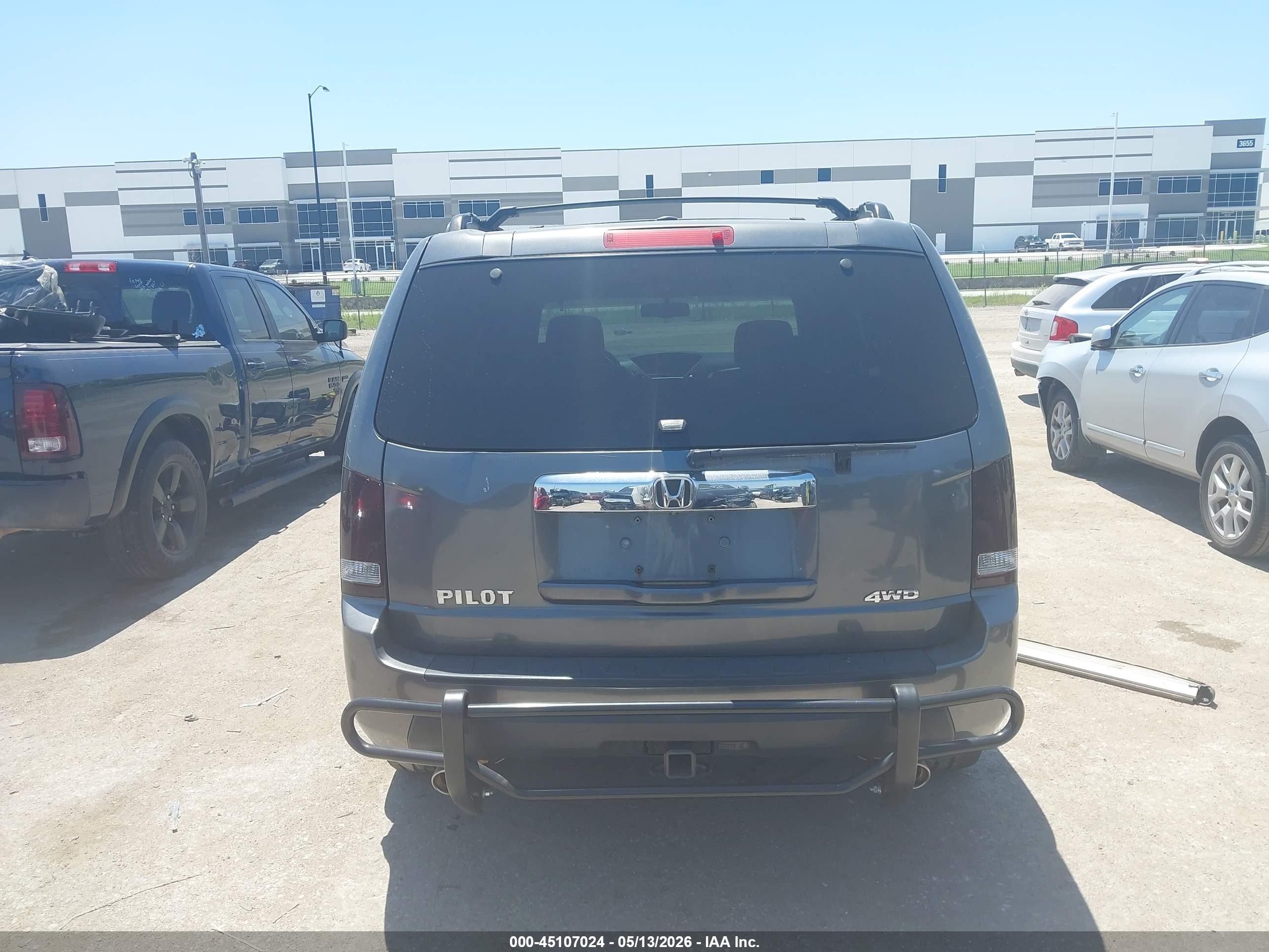 2011 Honda Pilot Ex-l Gray vin: 5FNYF4H63BB018434
