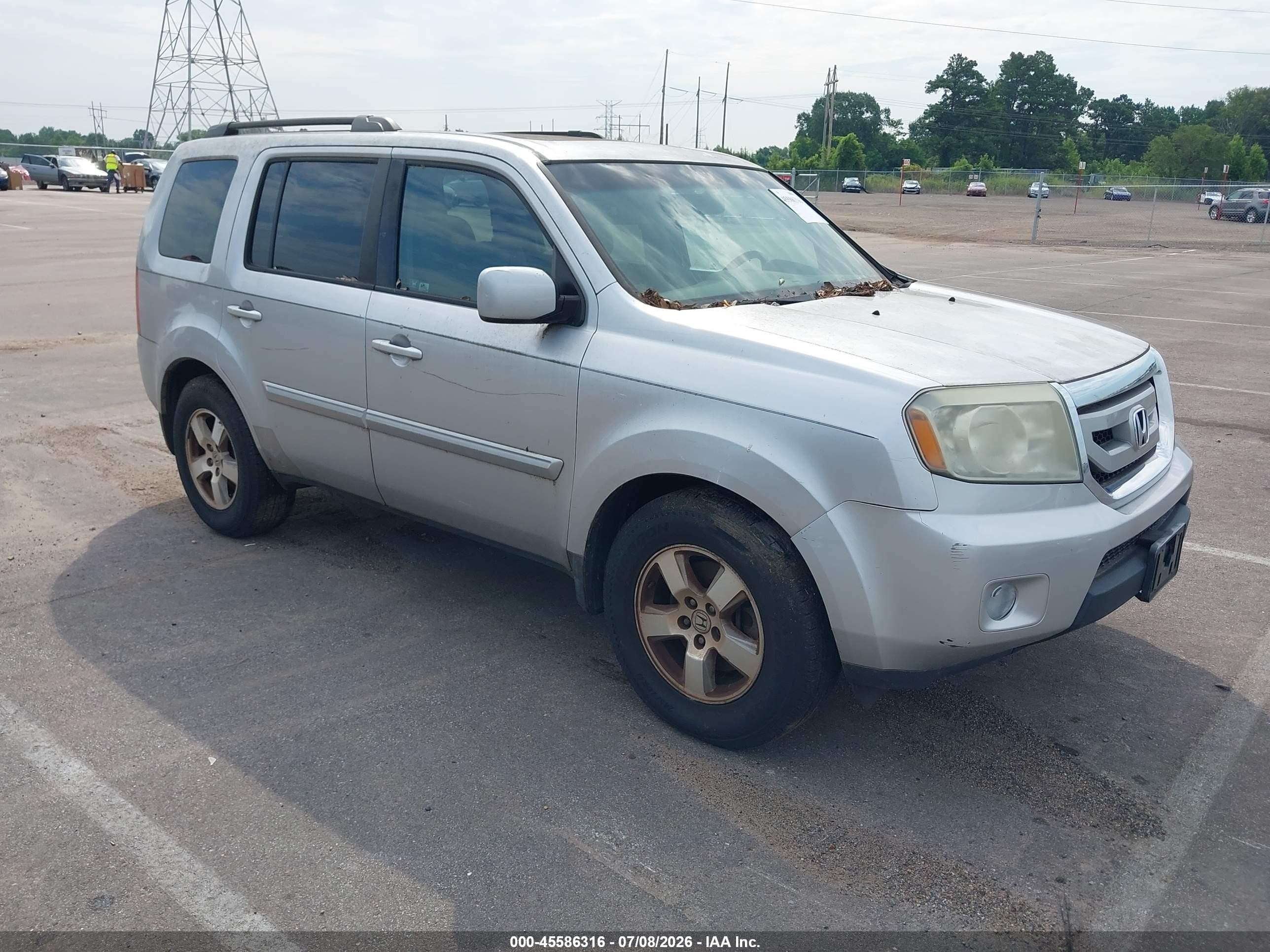 2011 Honda Pilot Ex-l Серебряный vin: 5FNYF4H63BB026209
