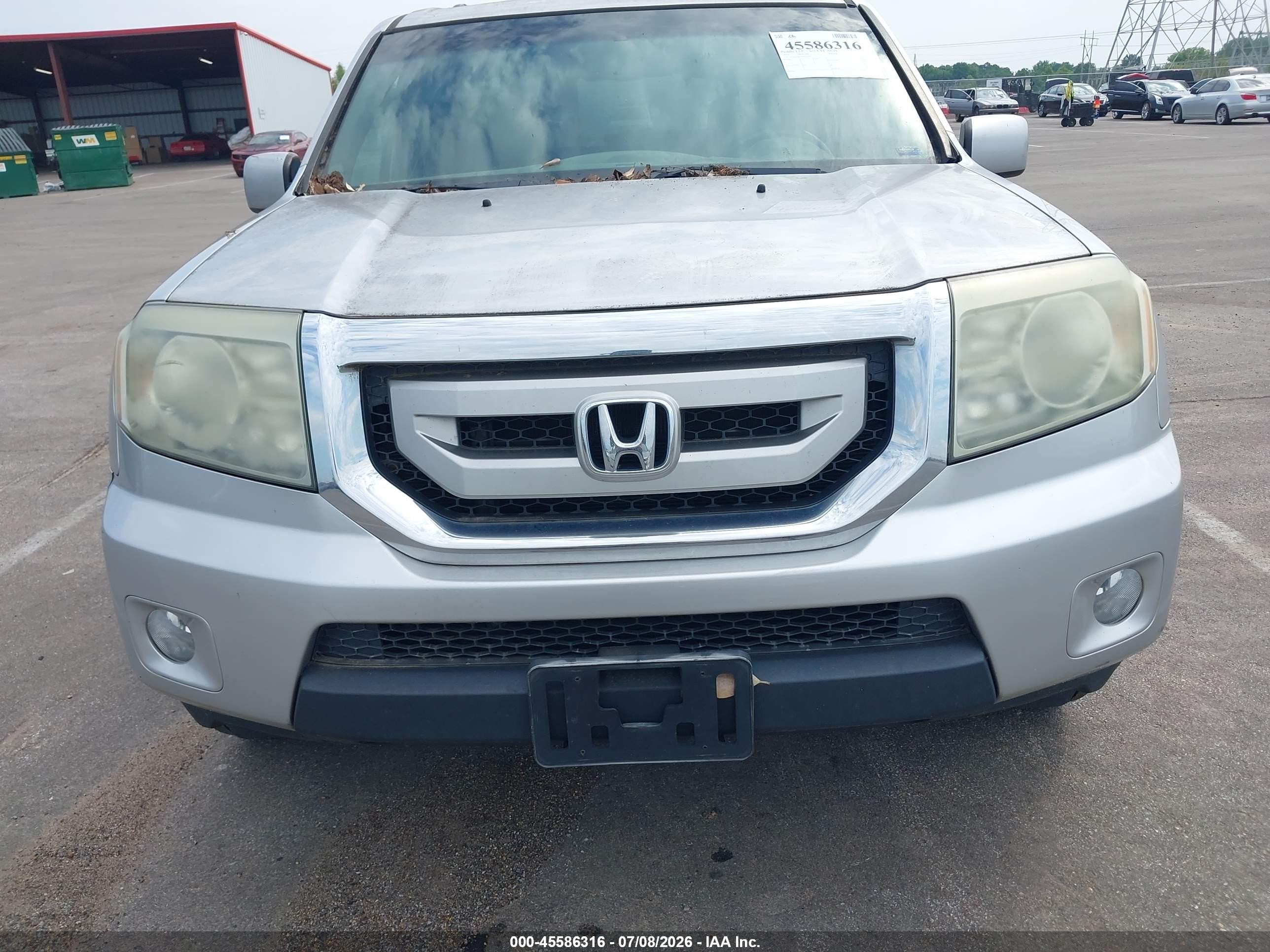 2011 Honda Pilot Ex-l Серебряный vin: 5FNYF4H63BB026209