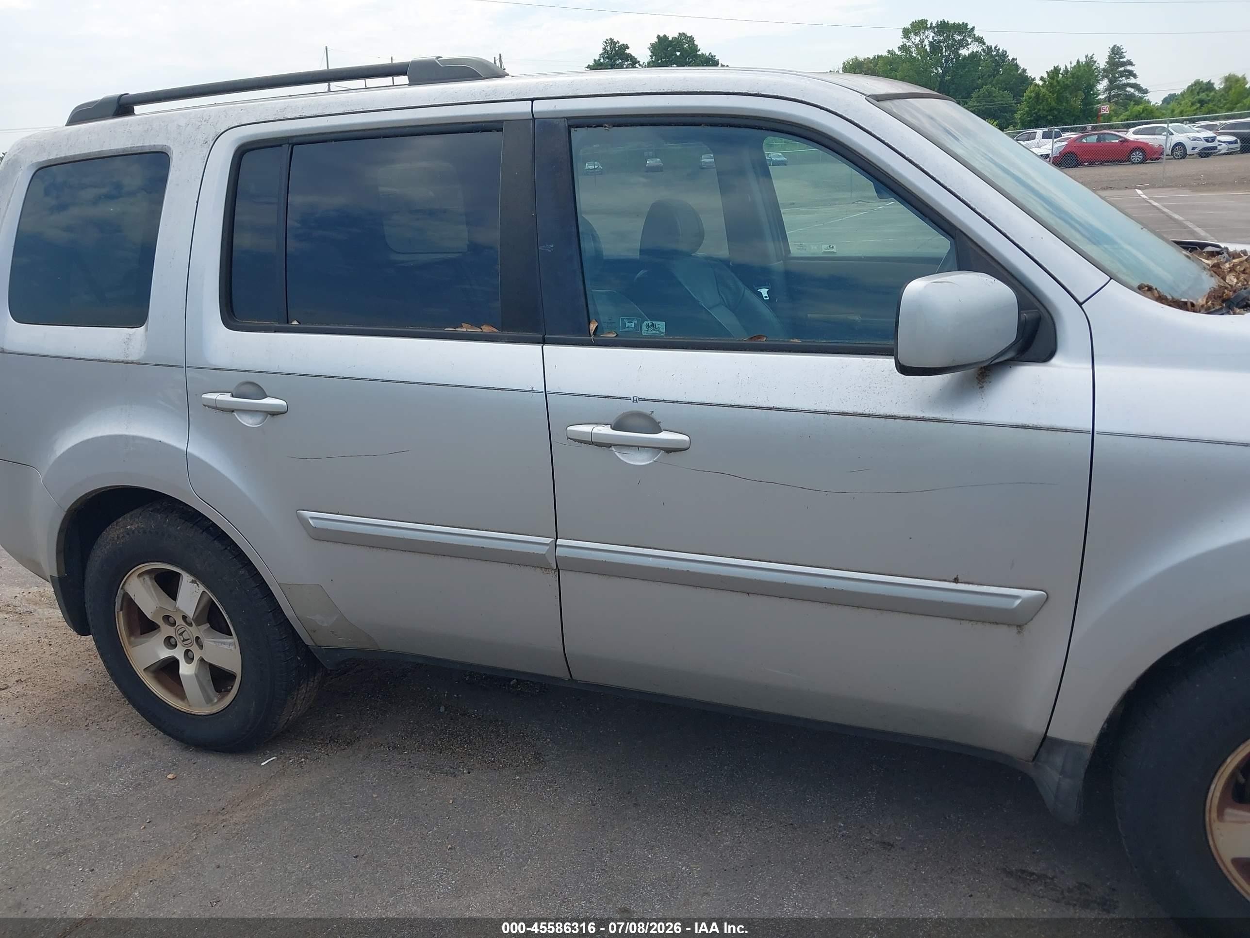 2011 Honda Pilot Ex-l Серебряный vin: 5FNYF4H63BB026209