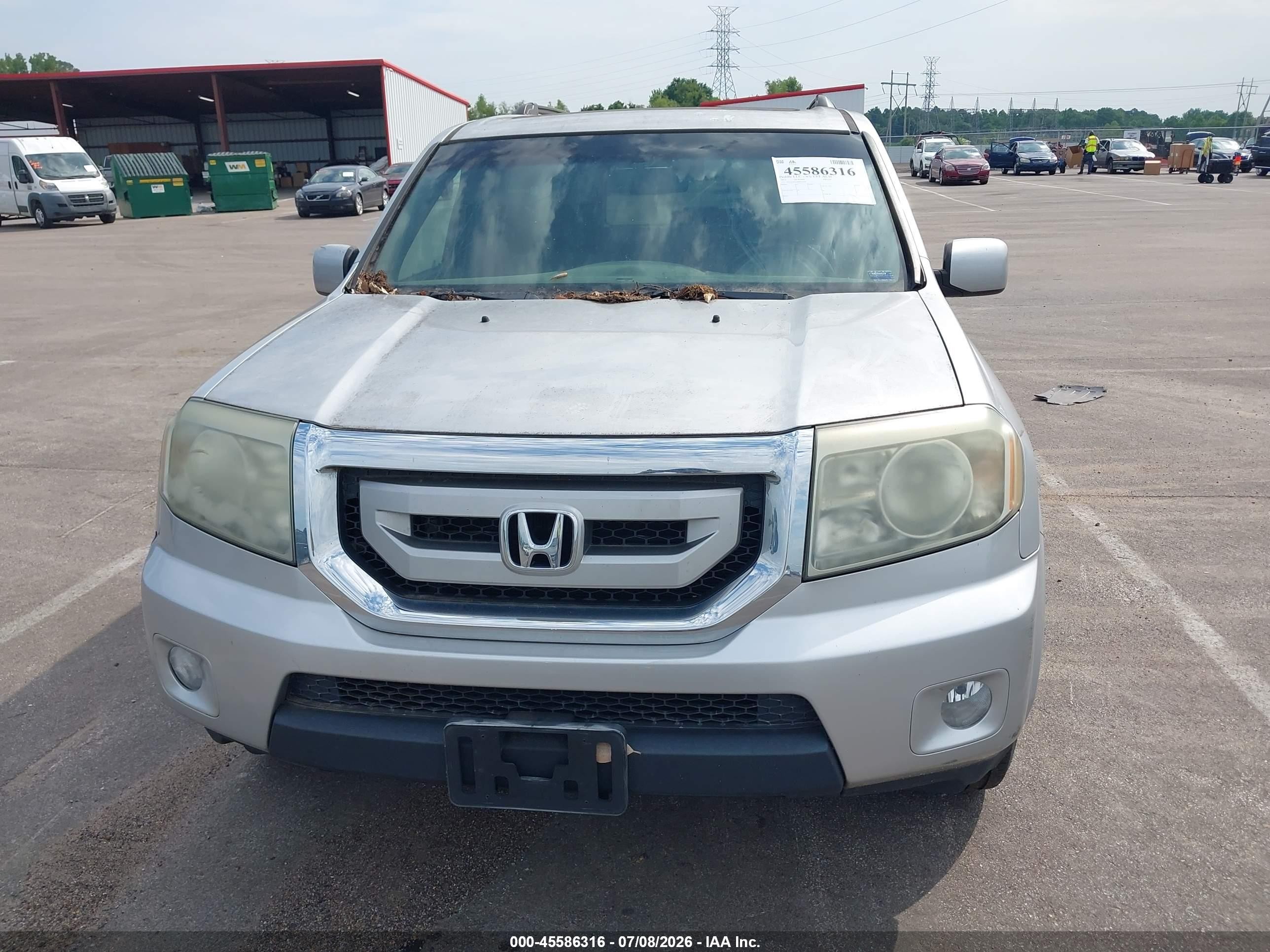 2011 Honda Pilot Ex-l Серебряный vin: 5FNYF4H63BB026209