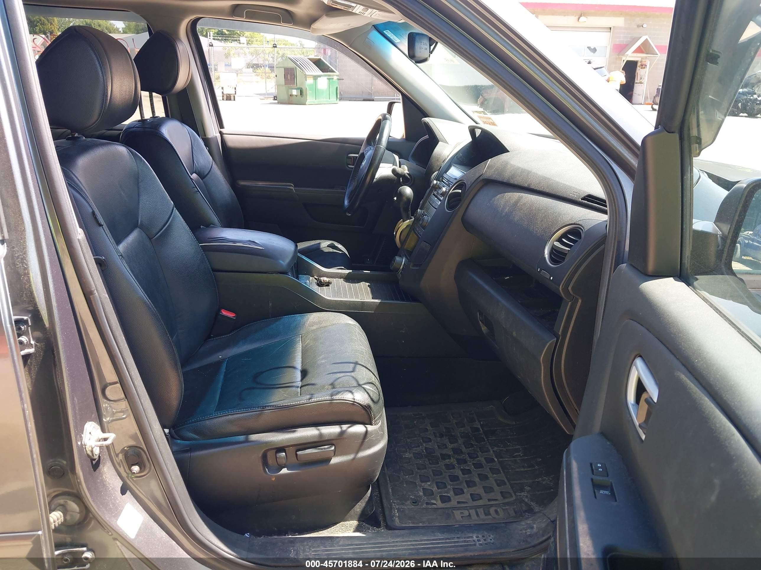 2012 Honda Pilot Ex-l Серый vin: 5FNYF4H63CB008830