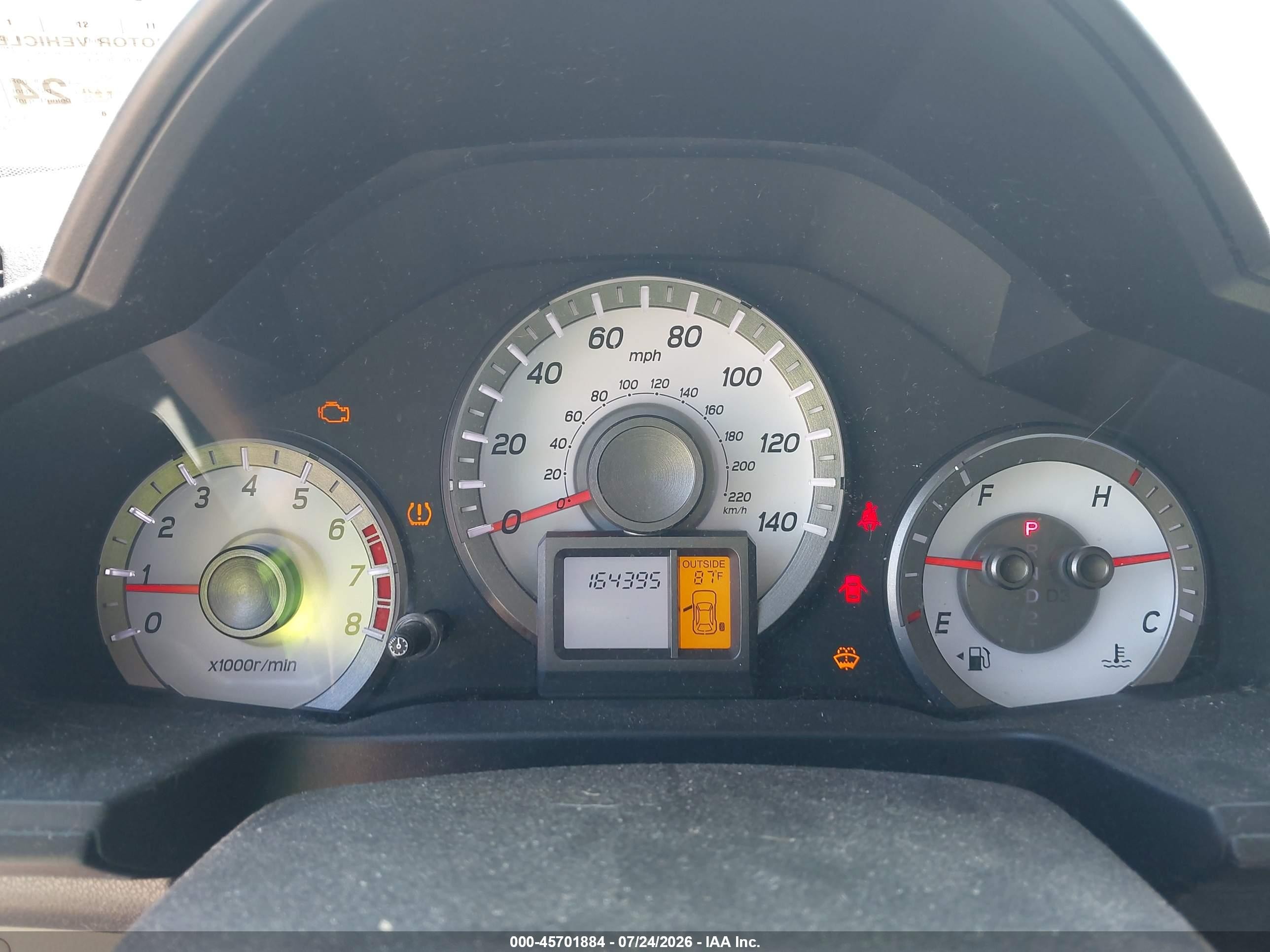 2012 Honda Pilot Ex-l Серый vin: 5FNYF4H63CB008830