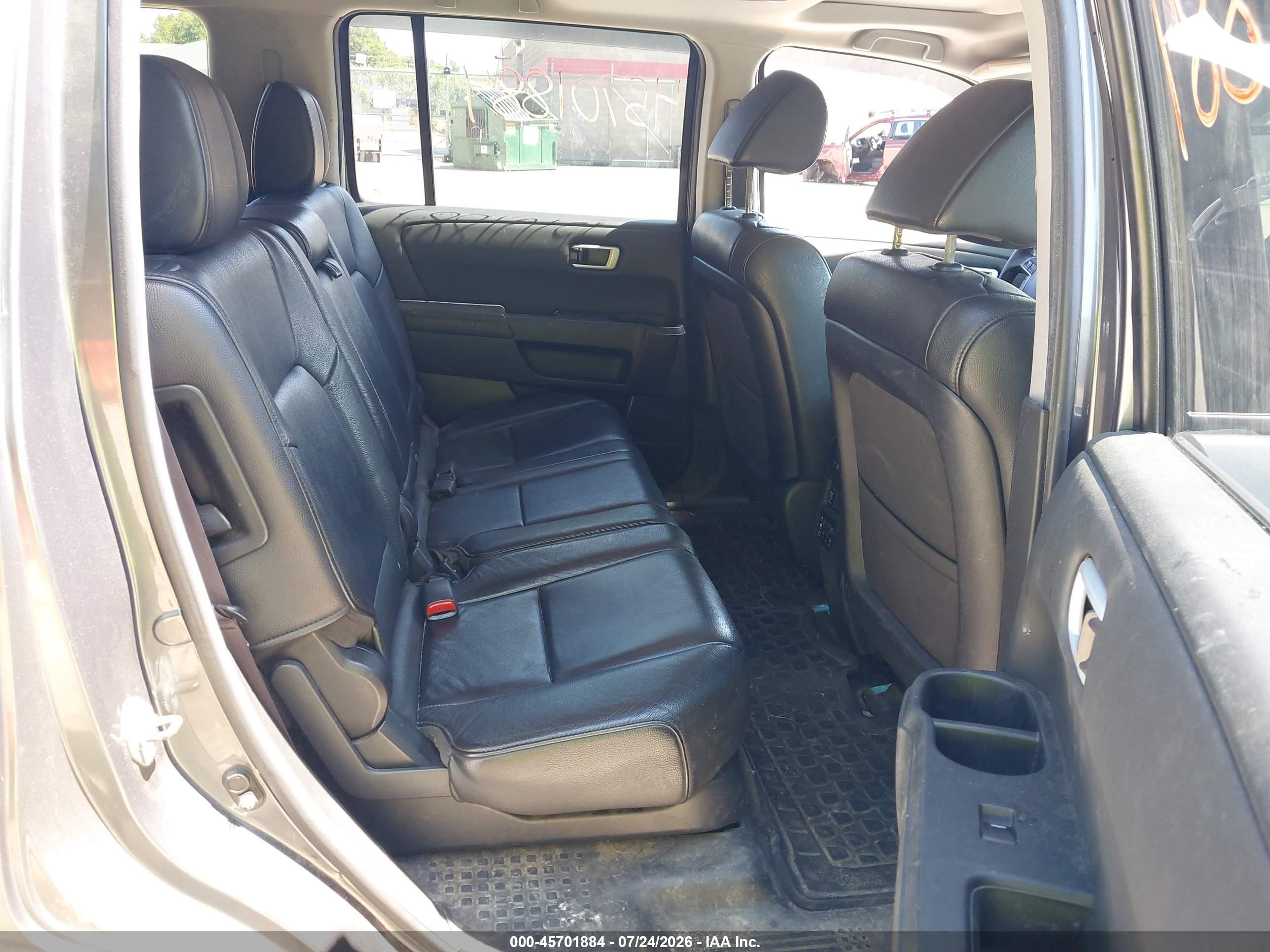 2012 Honda Pilot Ex-l Серый vin: 5FNYF4H63CB008830