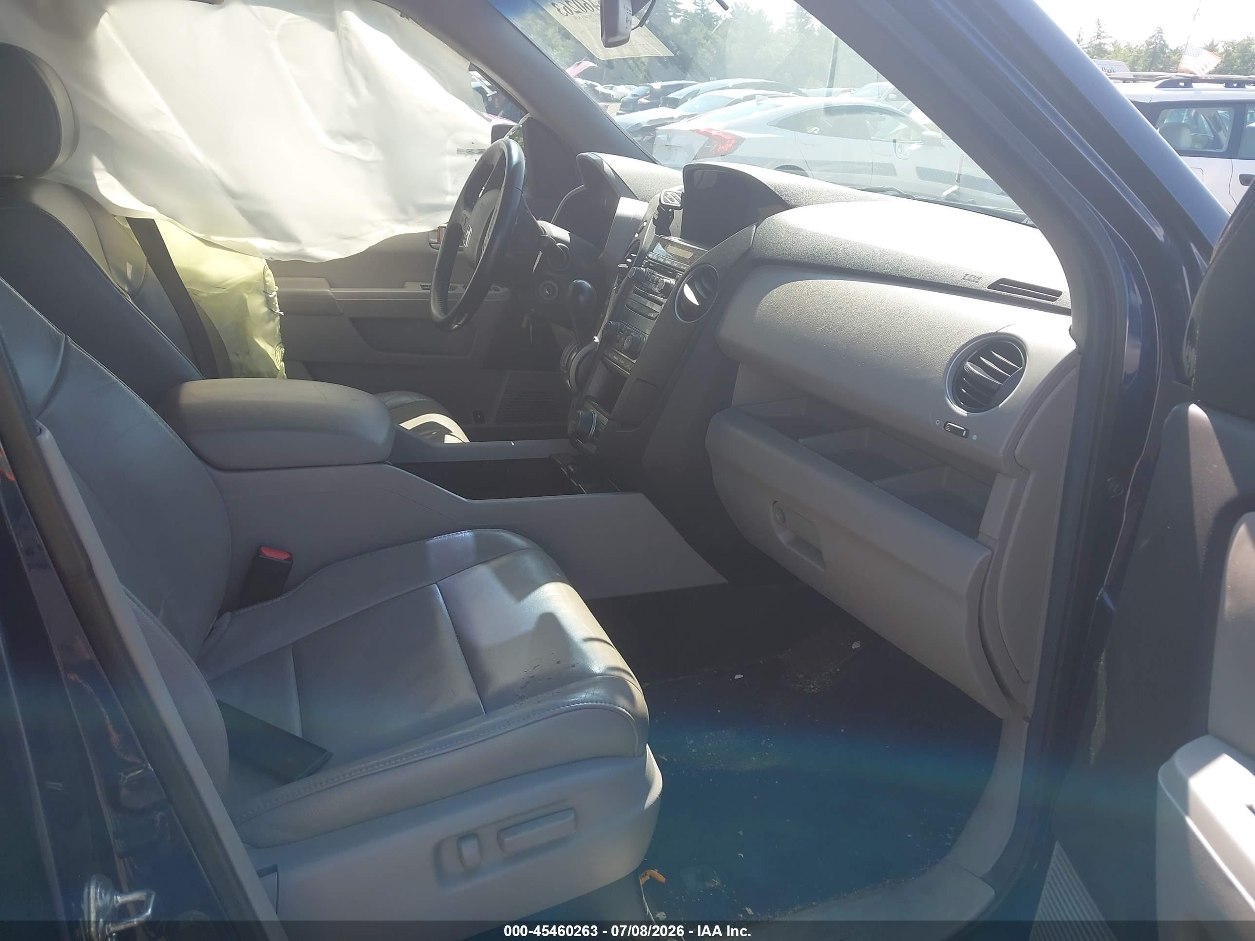 2013 Honda Pilot Ex-l Dark Blue vin: 5FNYF4H63DB036788