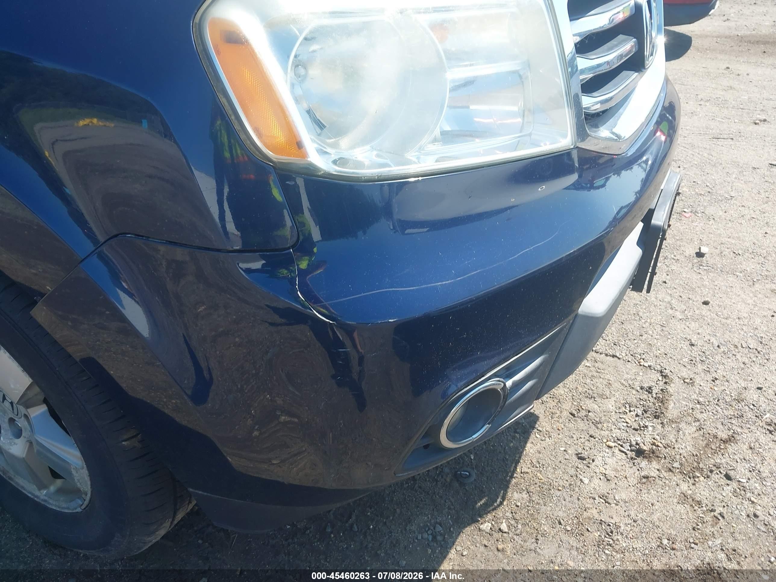 2013 Honda Pilot Ex-l Dark Blue vin: 5FNYF4H63DB036788