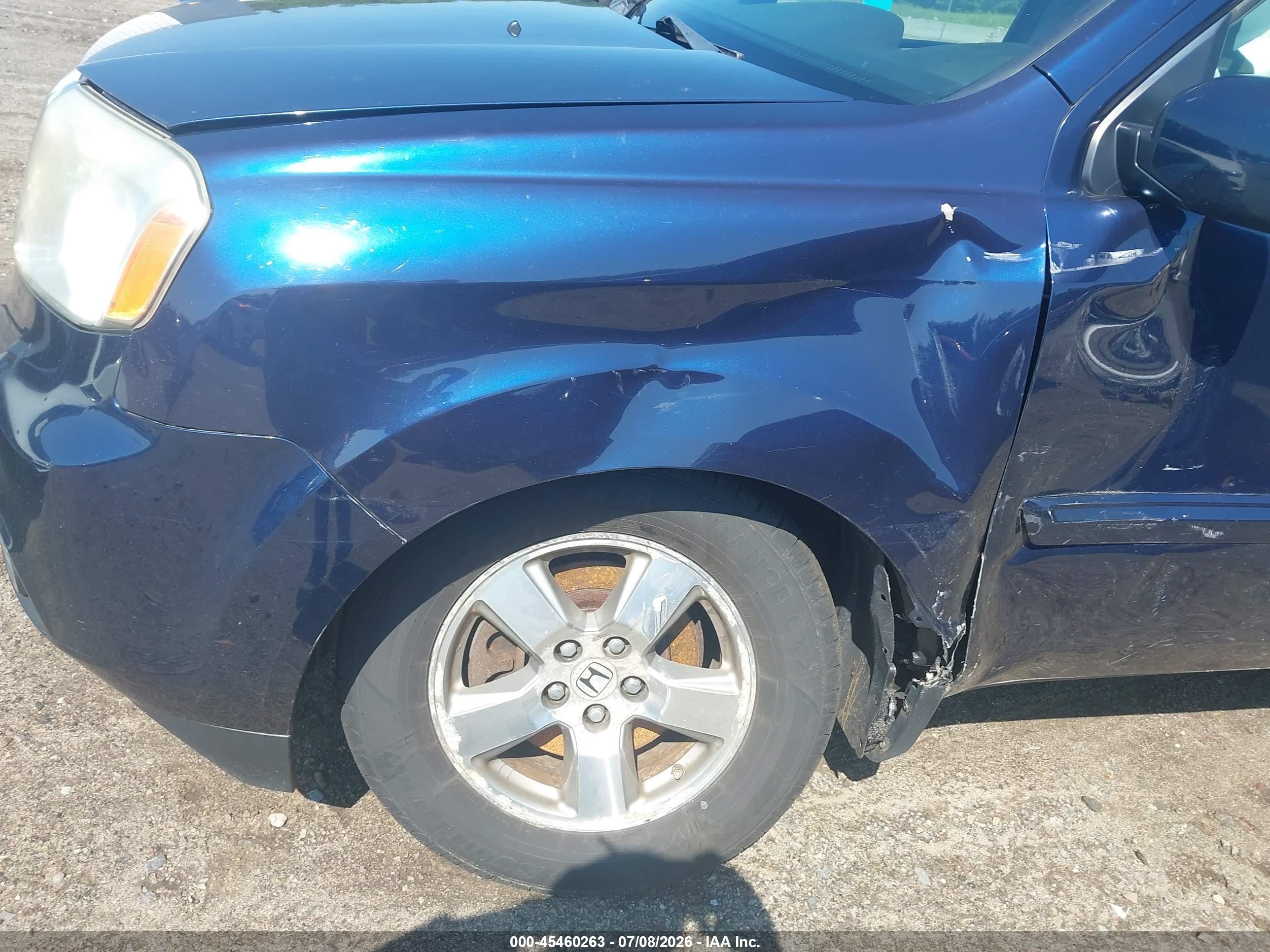2013 Honda Pilot Ex-l Dark Blue vin: 5FNYF4H63DB036788