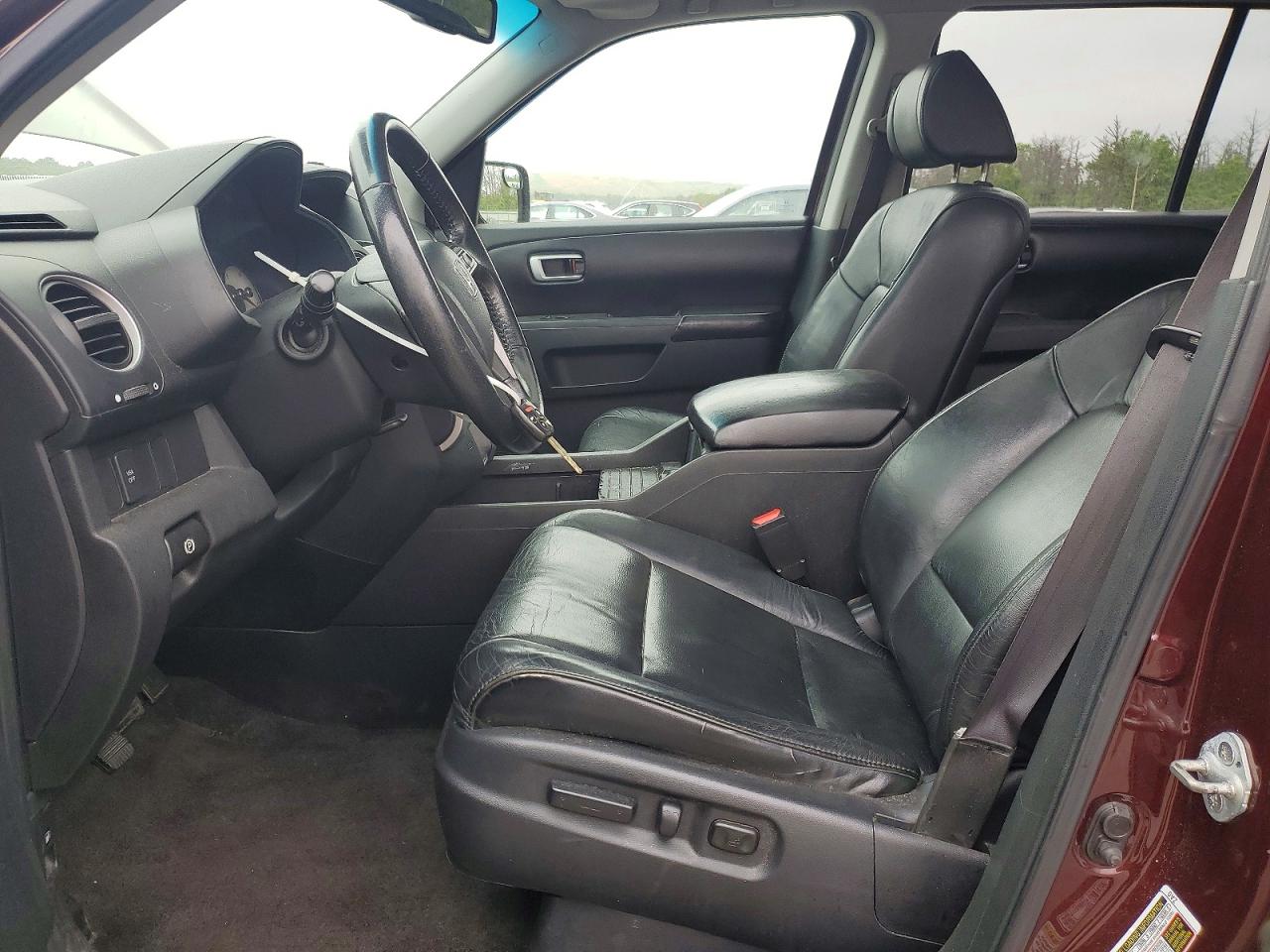 2011 Honda Pilot Exl Бордовый vin: 5FNYF4H64BB015493