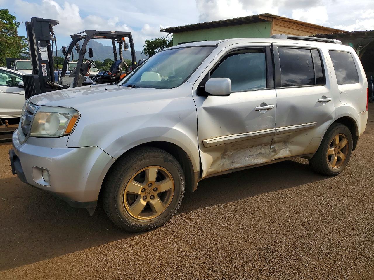 2011 Honda Pilot Exl Серебряный vin: 5FNYF4H64BB079355