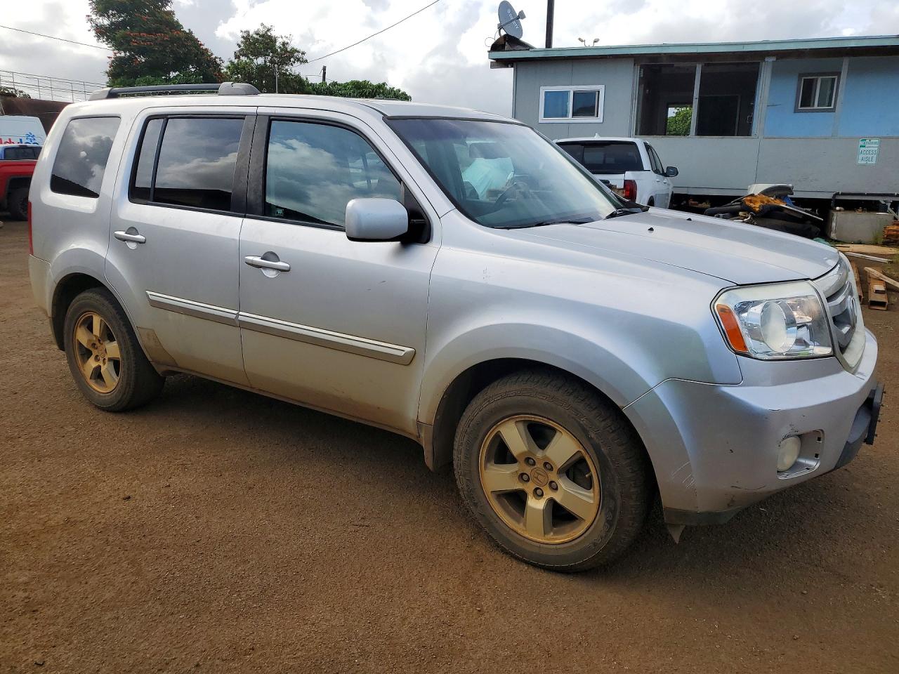 2011 Honda Pilot Exl Серебряный vin: 5FNYF4H64BB079355