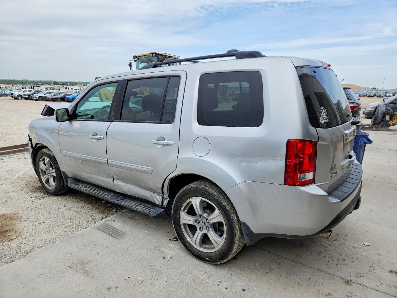 2013 Honda Pilot Exl Silver vin: 5FNYF4H64DB012029