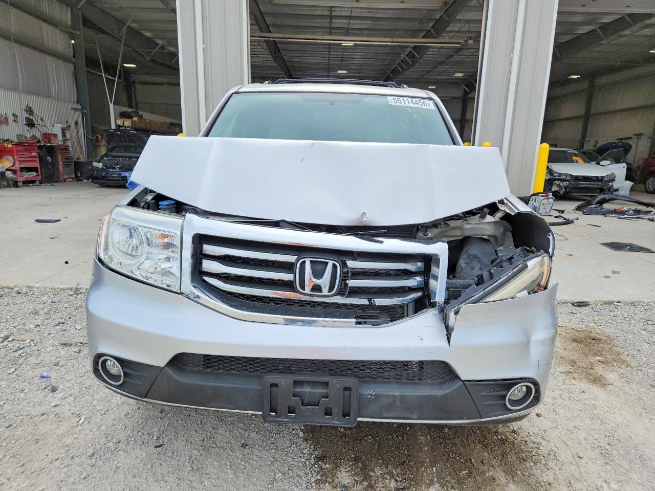 2013 Honda Pilot Exl Silver vin: 5FNYF4H64DB012029