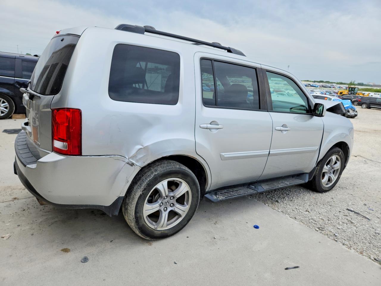 2013 Honda Pilot Exl Silver vin: 5FNYF4H64DB012029
