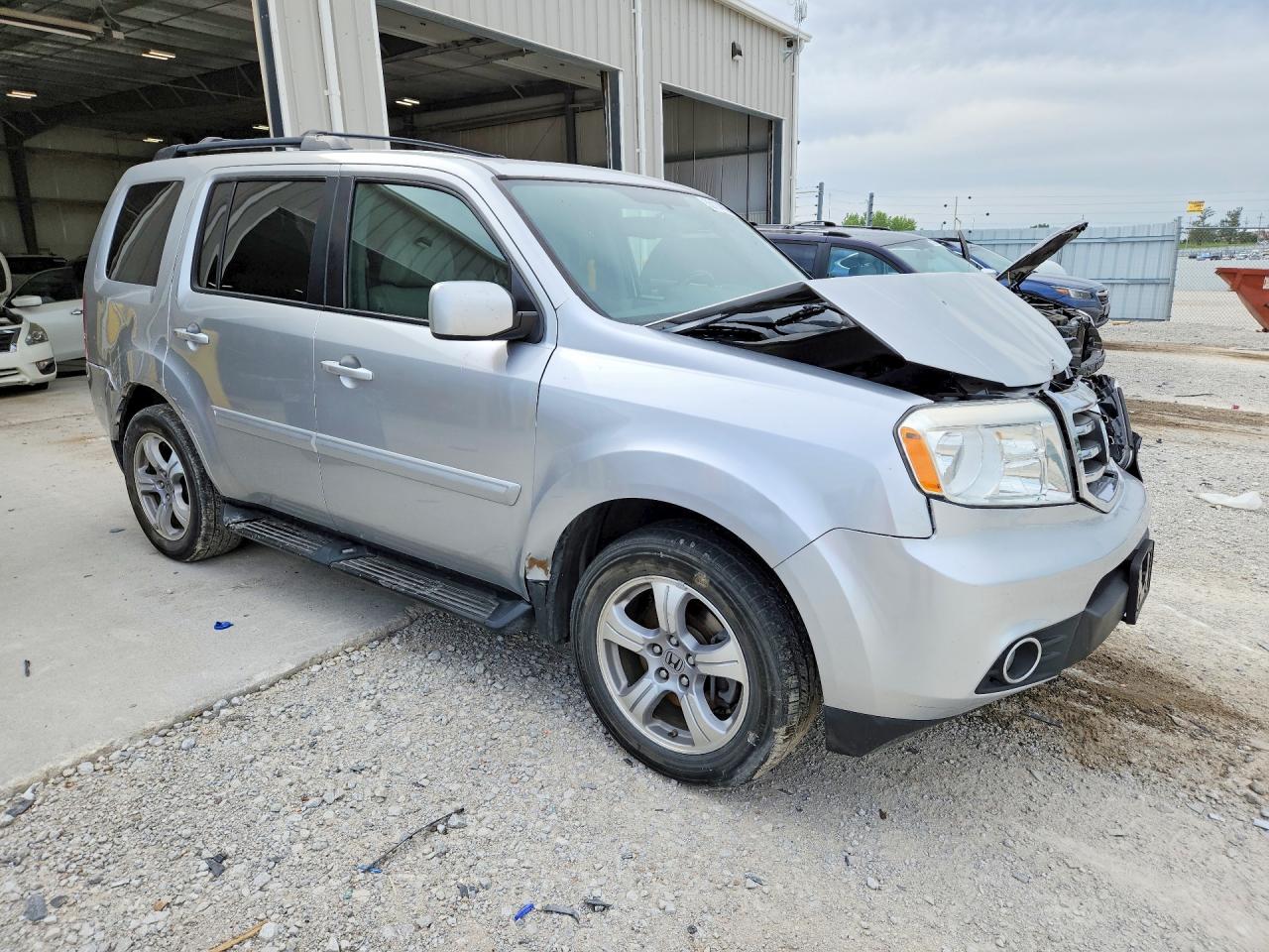 2013 Honda Pilot Exl Silver vin: 5FNYF4H64DB012029