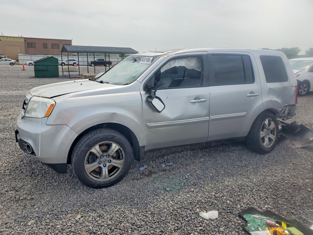 2013 Honda Pilot Exl Silver vin: 5FNYF4H64DB043894