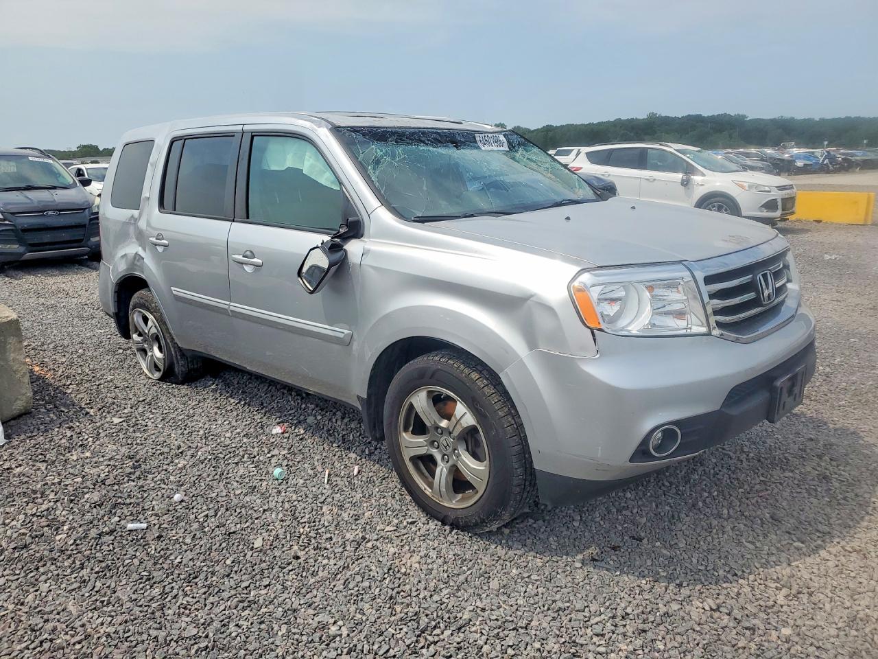 2013 Honda Pilot Exl Silver vin: 5FNYF4H64DB043894