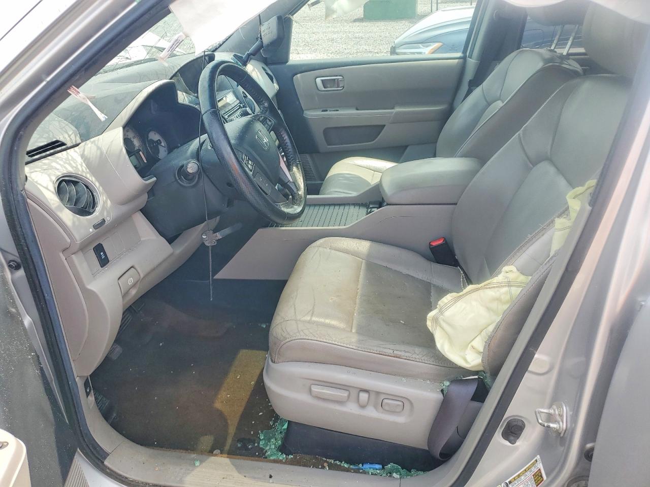 2013 Honda Pilot Exl Silver vin: 5FNYF4H64DB043894