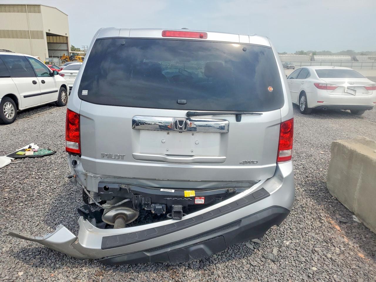 2013 Honda Pilot Exl Silver vin: 5FNYF4H64DB043894