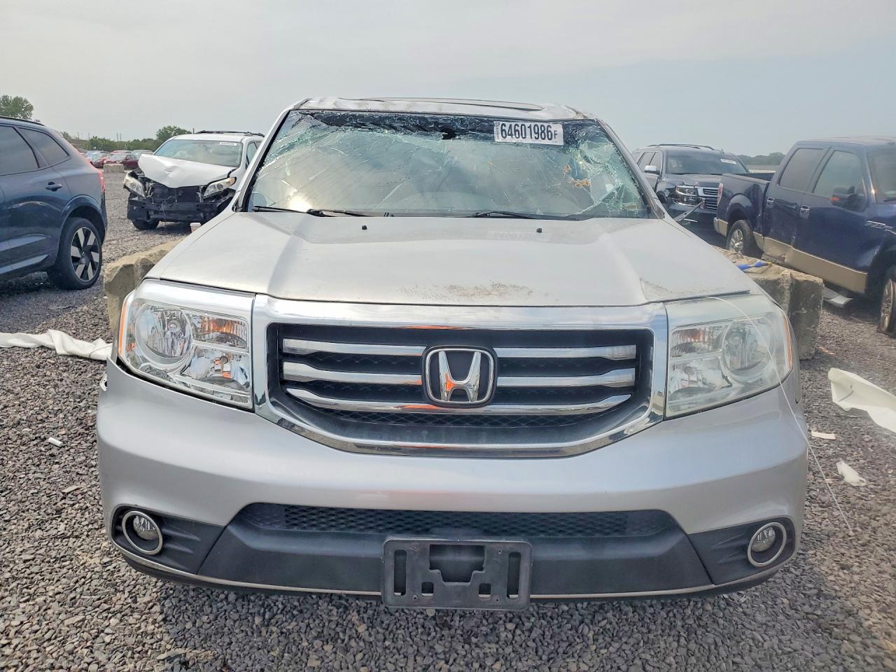 2013 Honda Pilot Exl Silver vin: 5FNYF4H64DB043894