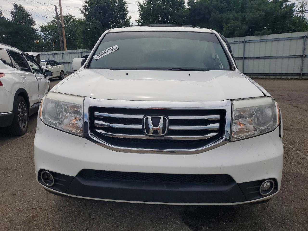2014 Honda Pilot Exl White vin: 5FNYF4H64EB039989