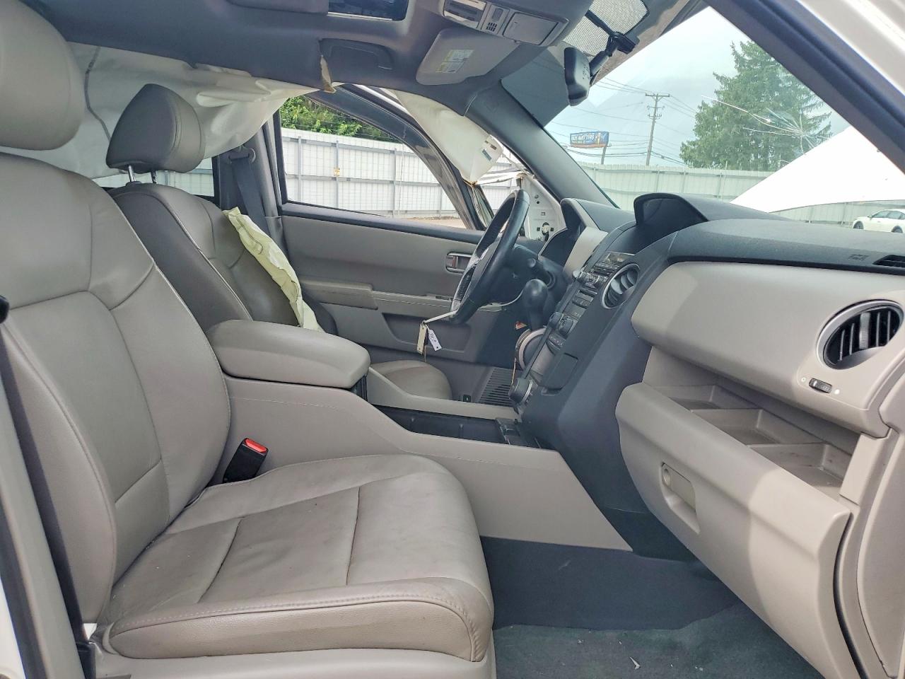 2014 Honda Pilot Exl White vin: 5FNYF4H64EB039989