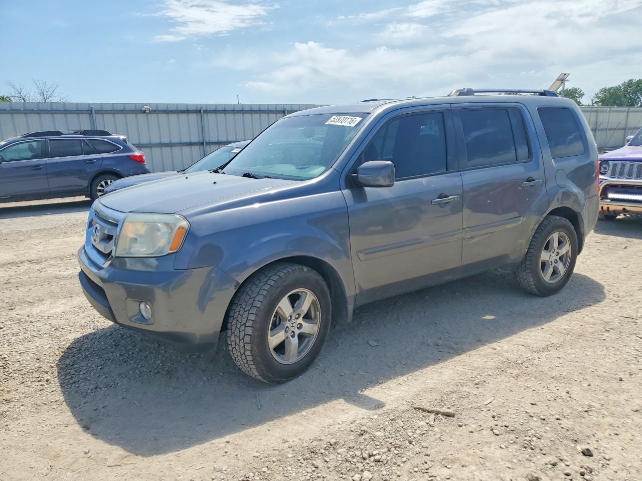 2010 Honda Pilot Exl Gray vin: 5FNYF4H65AB025982