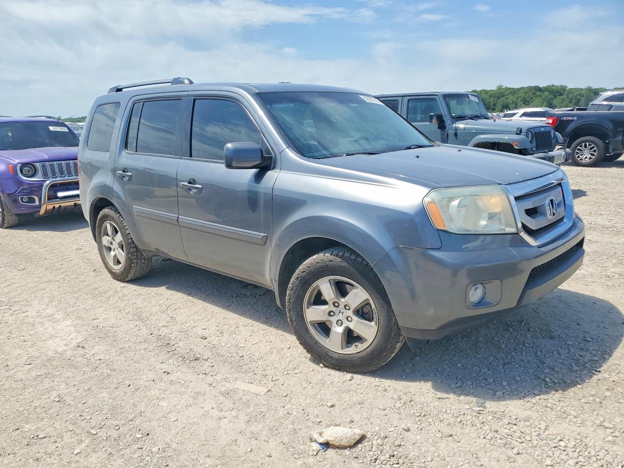 2010 Honda Pilot Exl Gray vin: 5FNYF4H65AB025982